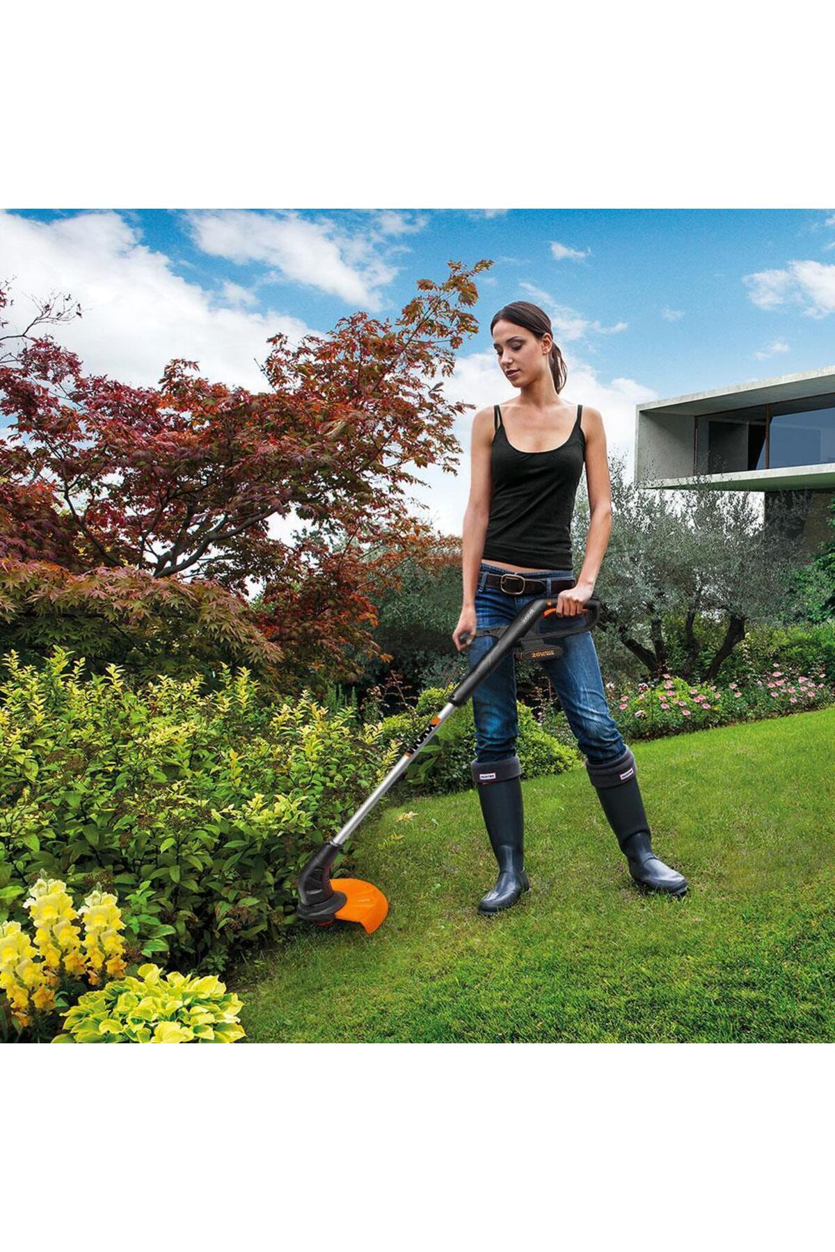 WG157E.9 20Volt 25cm Profesyonel Misinalı Çim ve Kenar Kesme (Akü Dahil Değildir)