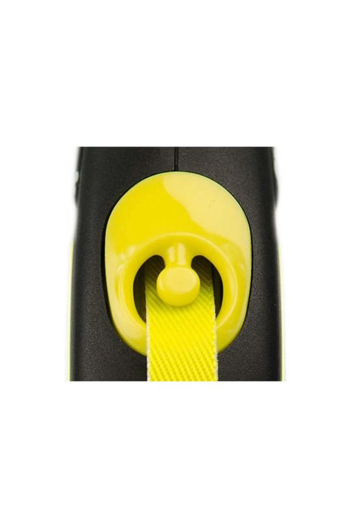 Flexi Neon Reflektörlü Şerit Otomatik Köpek Gezdirme Tasması Pembe Medium 5 Mt