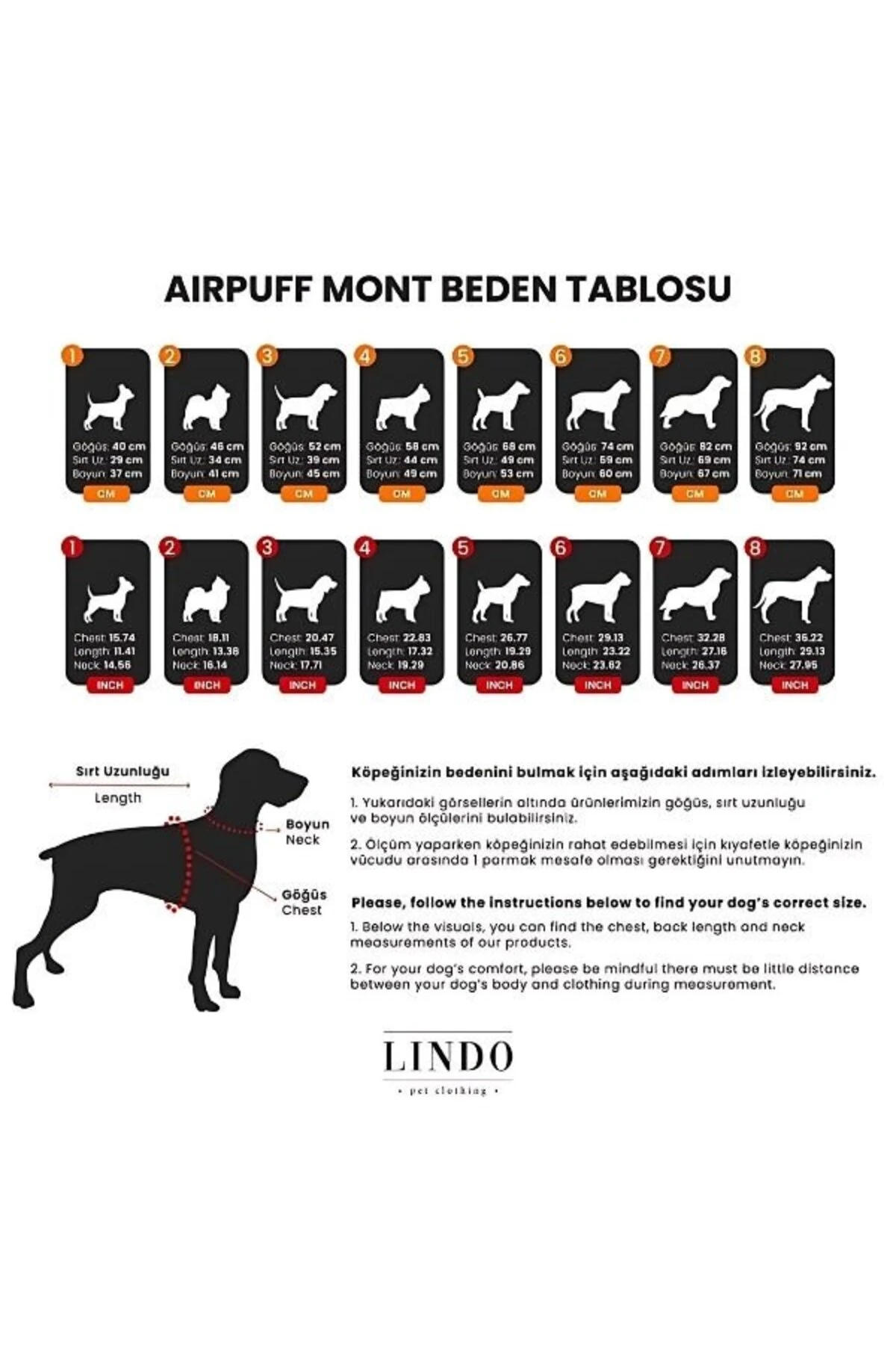 Dogs Air Puff Pearl Köpek Montu Krem Beden 2
