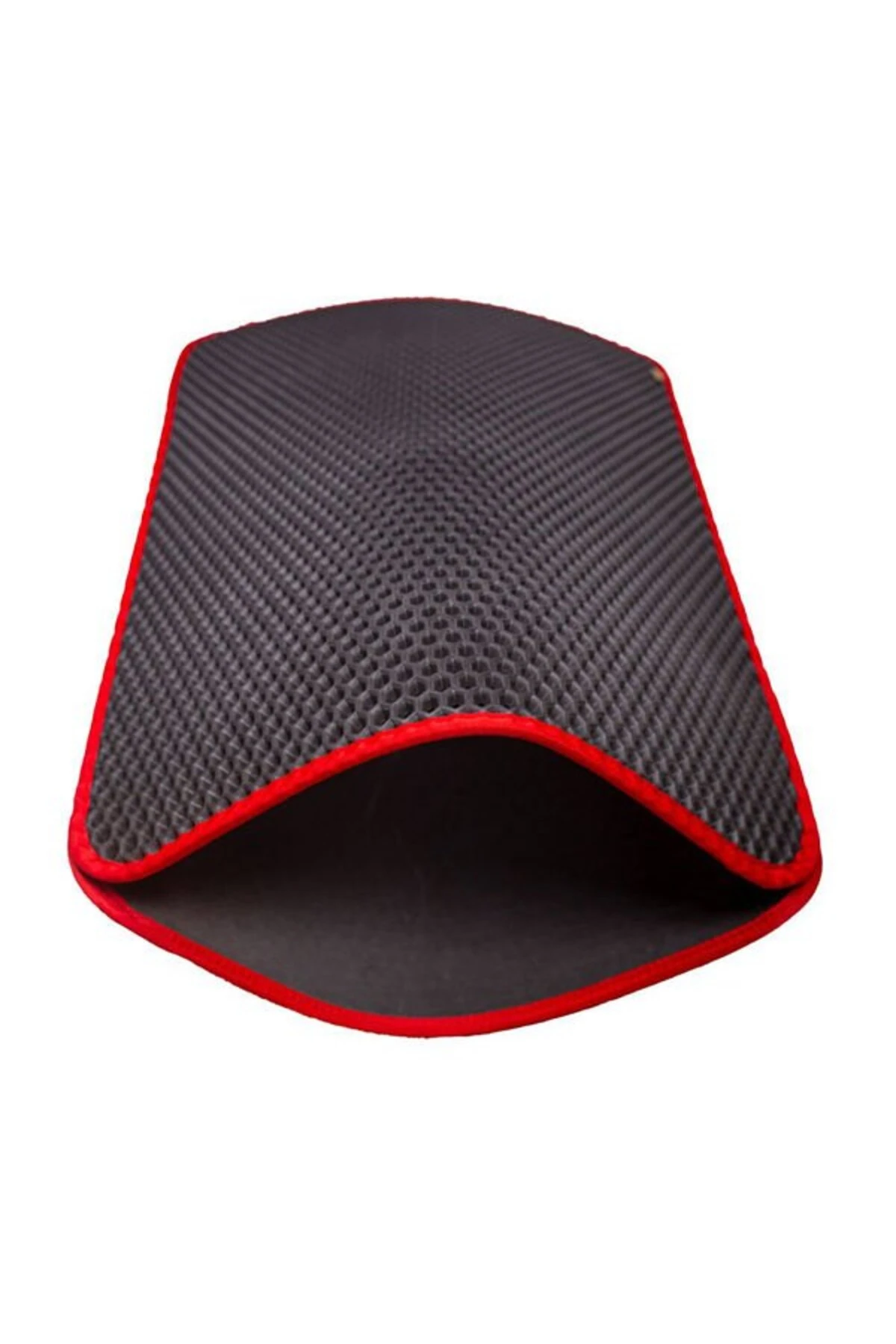 Cattie Altıgen Model Kum Toplayıcı Fonksiyonel Kedi Paspası Medium Kırmızı 37x50 Cm