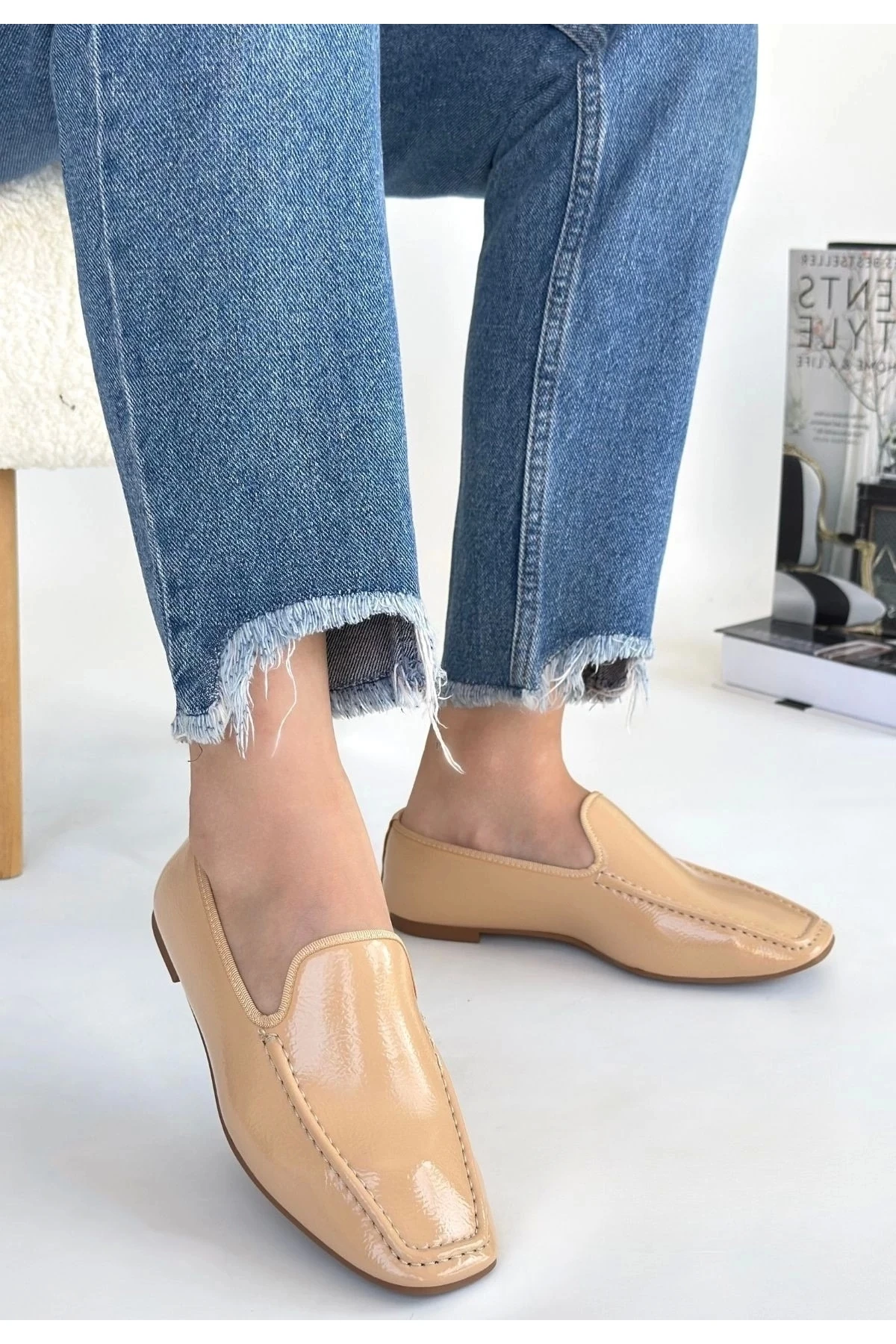 Betra Bej Rugan Babet Ayakkabı