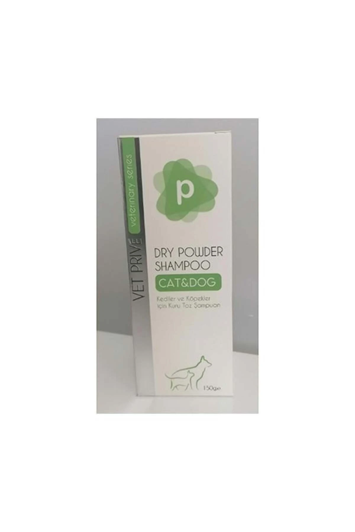 Vet Prive Veterinary Dry Powder Kedi ve Köpekler için Kuru Toz Şampuan 150 Gr