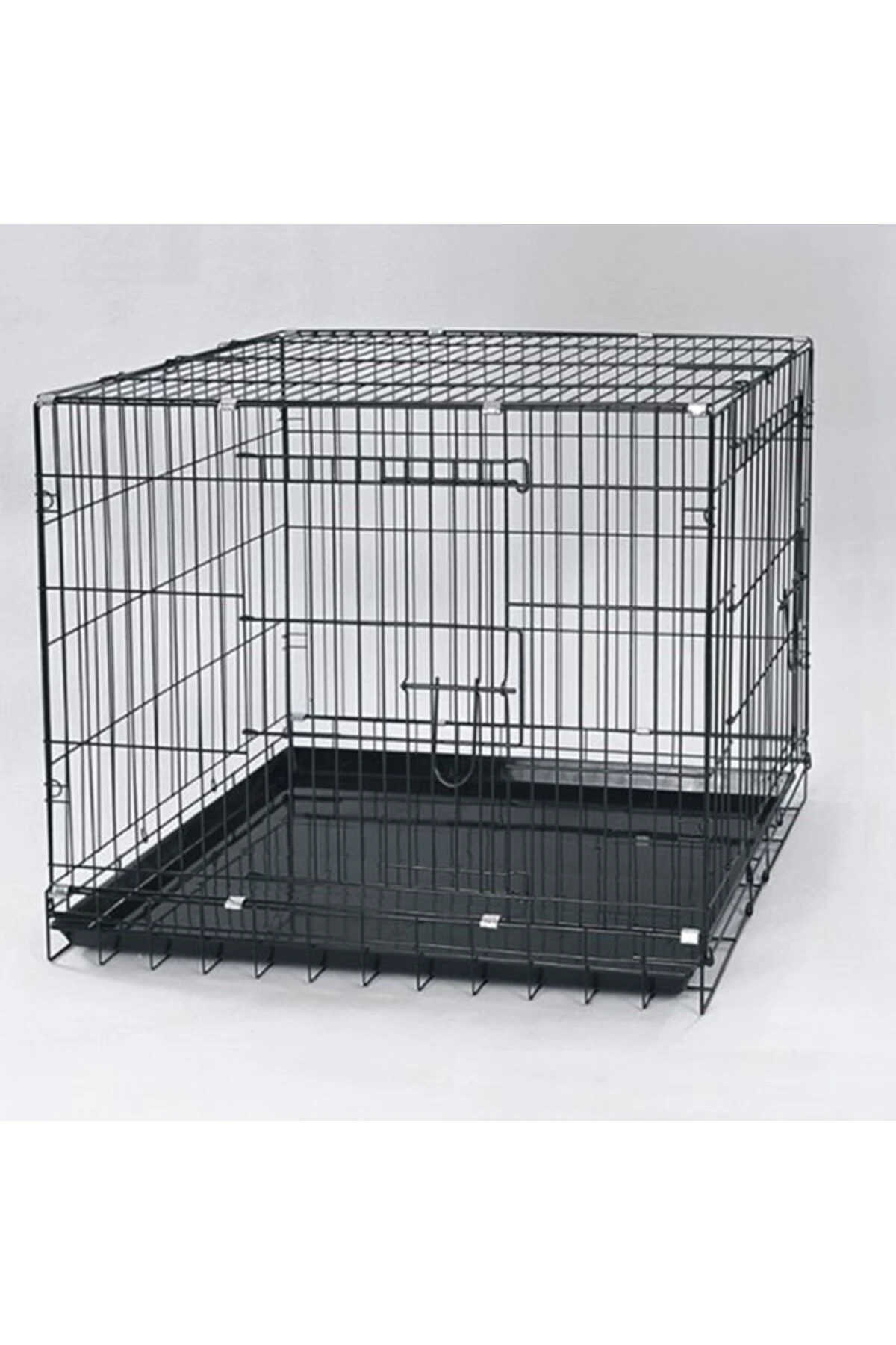 Metal Köpek Kafesi Siyah 93x56.5x63.5 Cm - Petshopundan