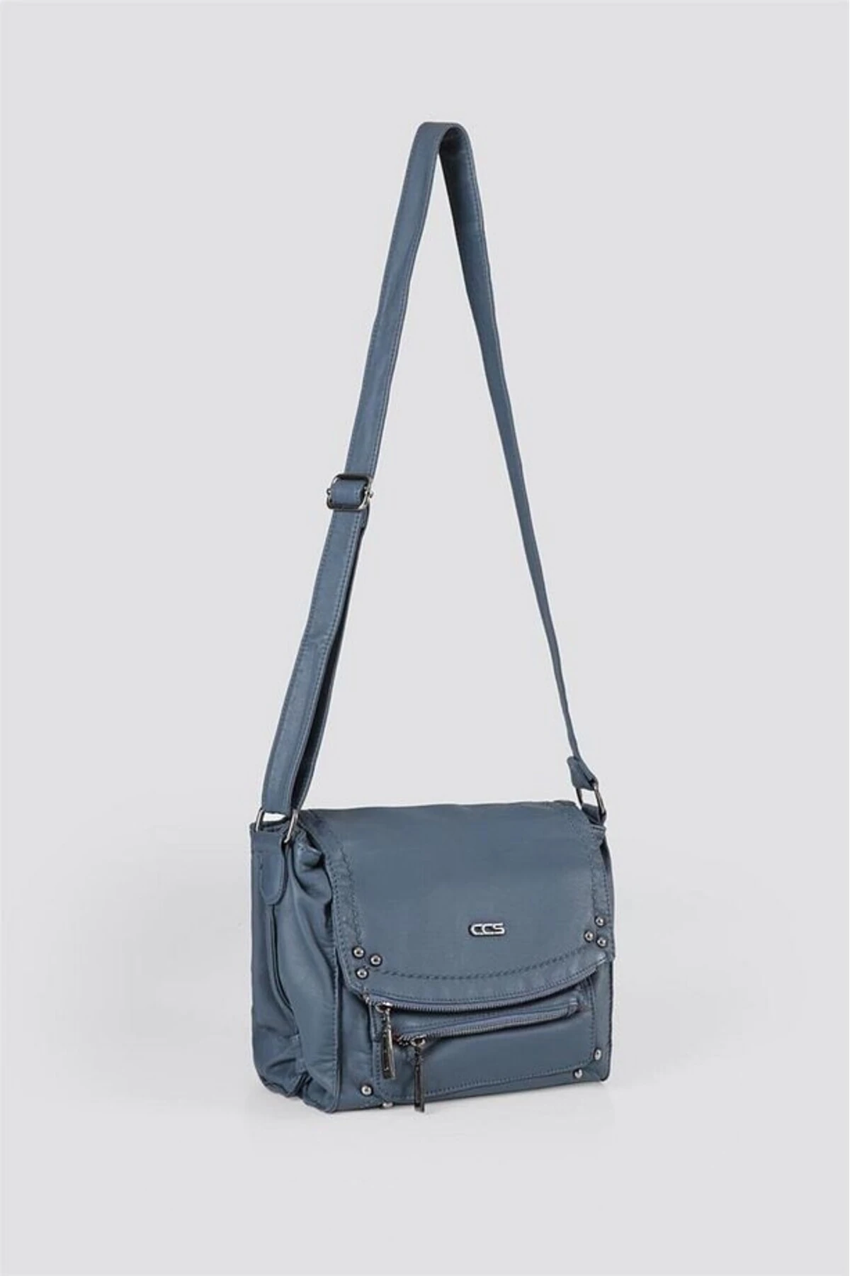 Witer Mavi Cilt Omuz Çantası