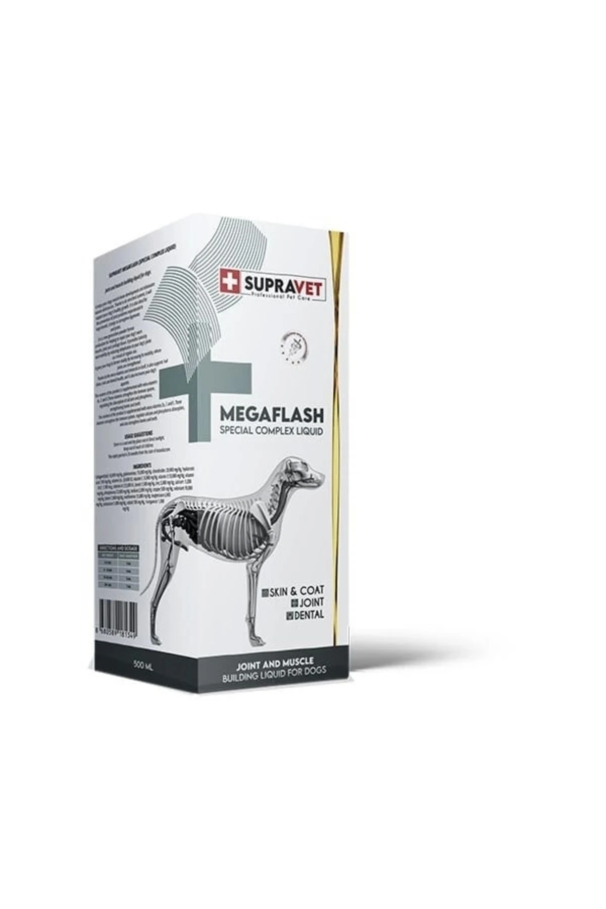 Supravet Mega Flash Xxl Köpek Eklem Ve Kas Geliştirici Likit 500 Ml