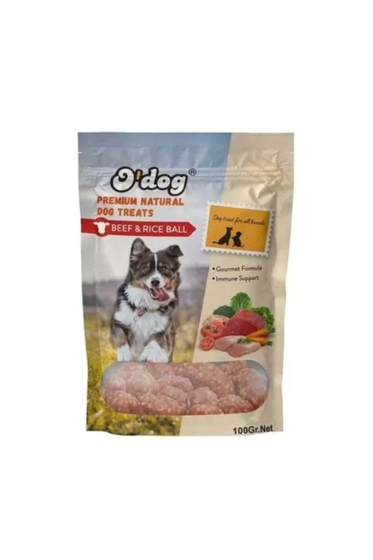 O Dog Dana Etli Lezzet Topları Köpek Ödül Maması 100 Gr