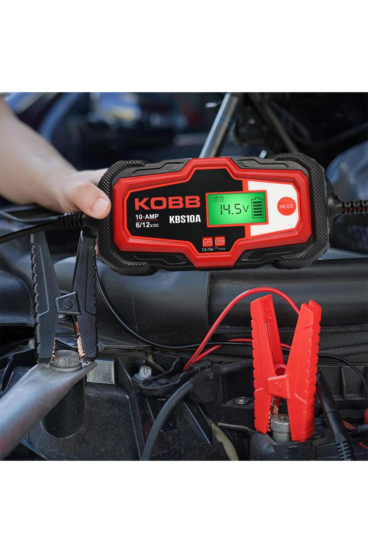 KBS10A 6/12V 200A Dijital Akü Şarj / Akü Bakım / Desülfatör ve Power Supply