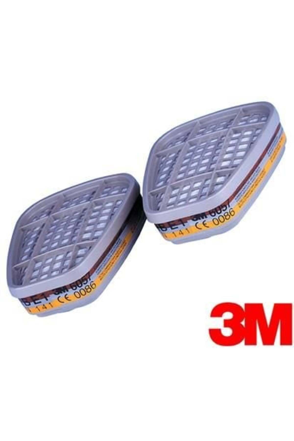 3M 6057 ABE1 Organik İnorganik Asit Gaz Filtresi