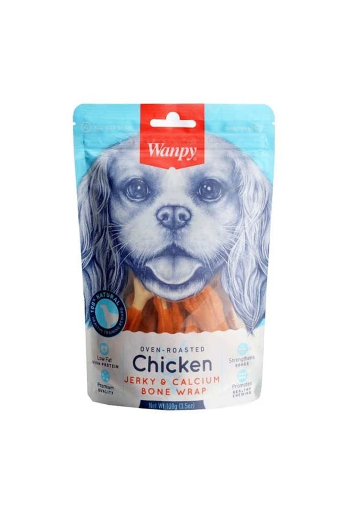 Wanpy Kalsiyumlu Gerçek Tavuk Köpek Ödül Maması 100 Gr