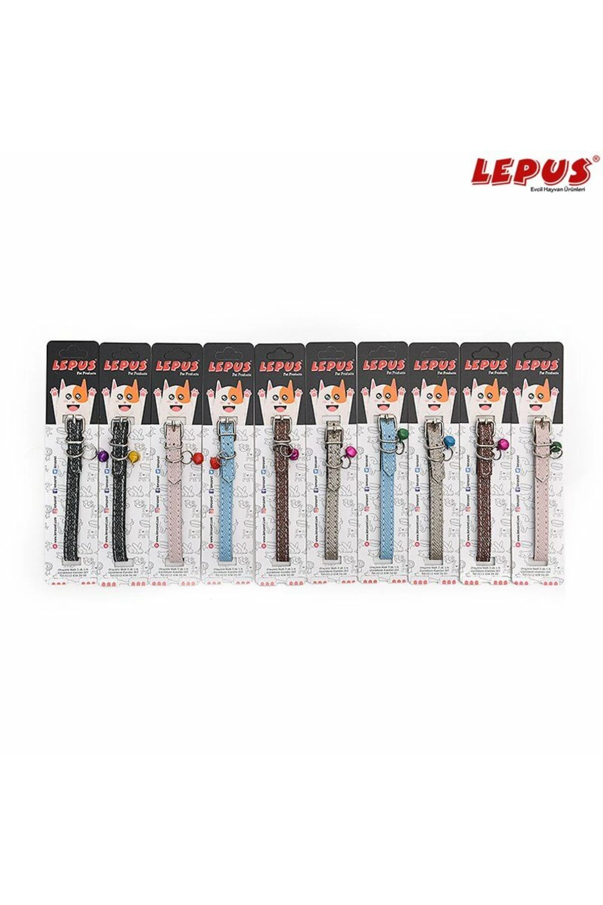 Lepus Deri Simli Kedi Boyun Tasması 1 Adet