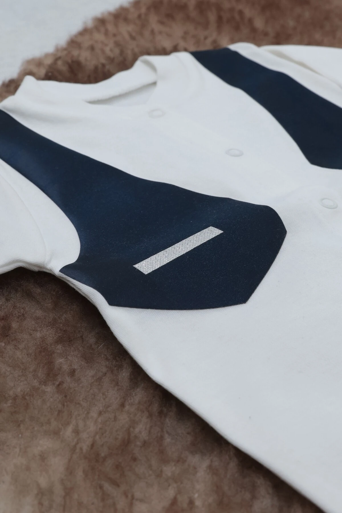 Edolika Sema Baby Pamuklu Bebek Tulumu 3-6 Ay - Smokin