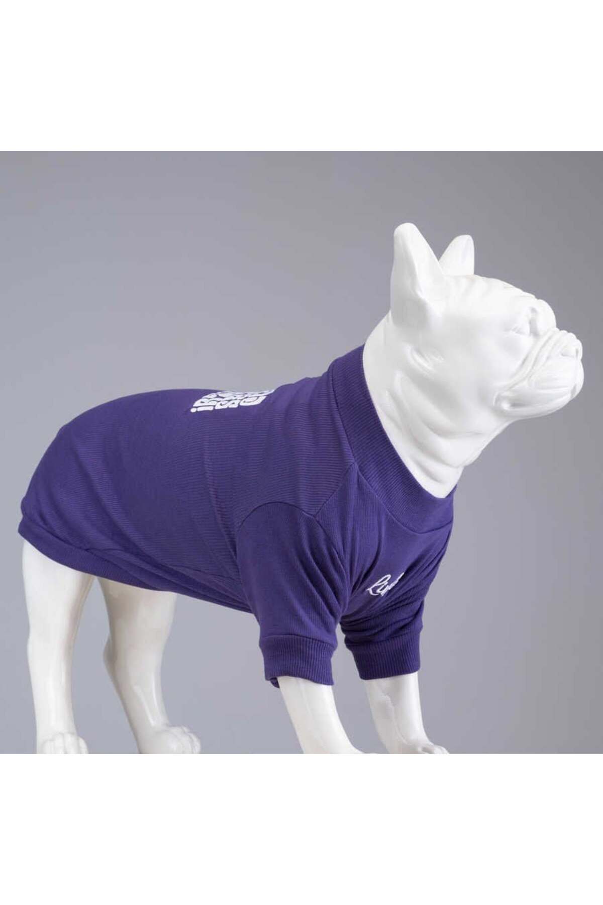 Lindo Dogs Good Vibes Only Flex Köpek Kıyafeti Tshirt Mavi Beden 1