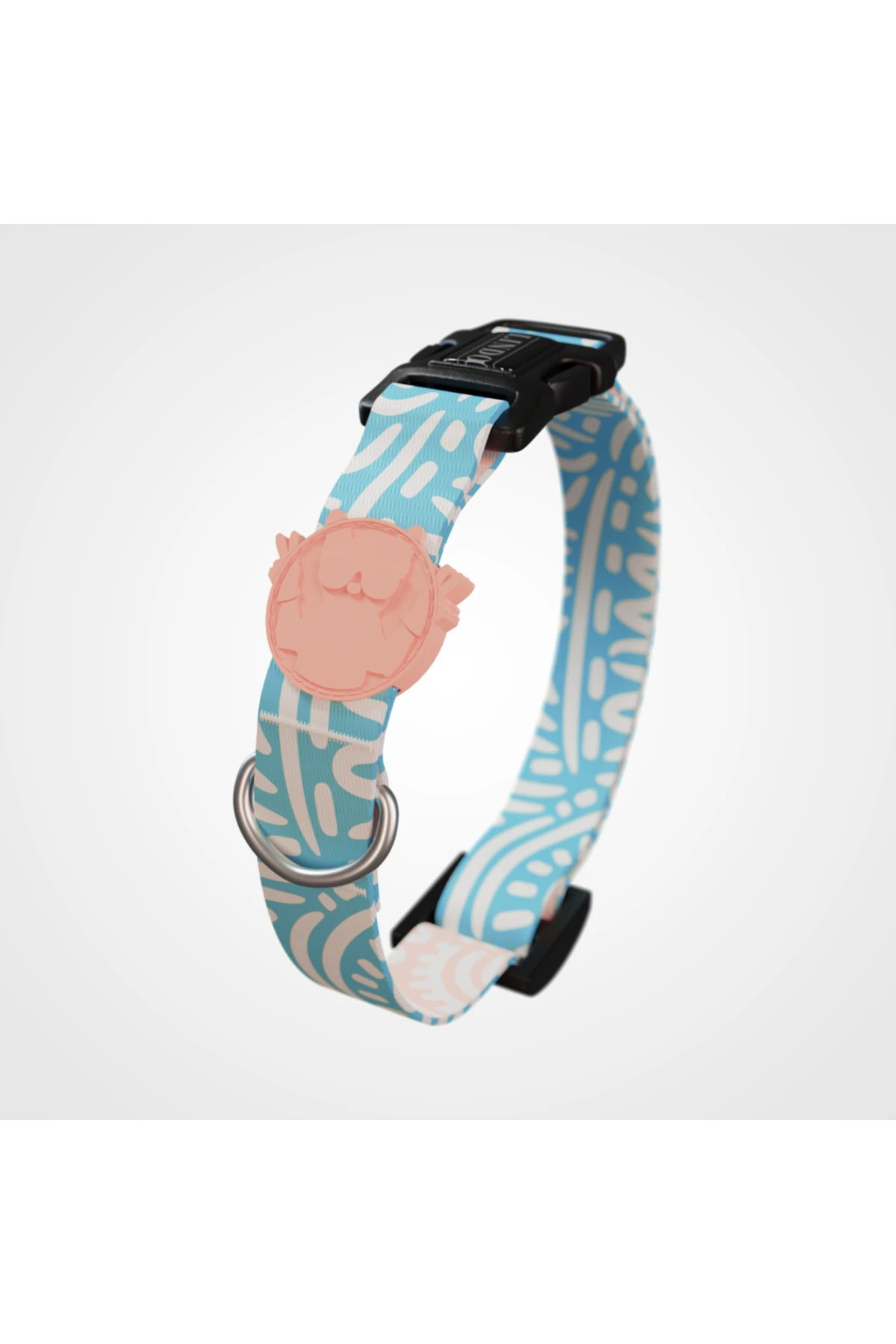 Lindo Dogs Touch Köpek Boyun Tasması Beyaz/Mavi Small