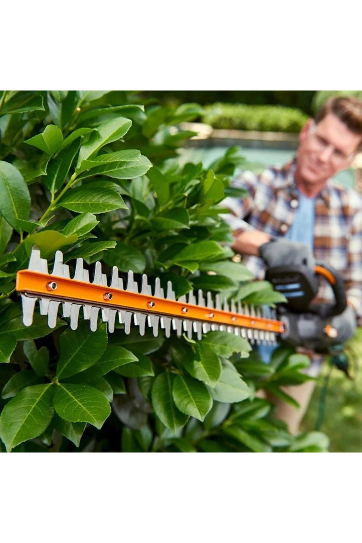 WG263E 20Volt 4.0Ah. Li-ion Tek Akülü 57CM Profesyonel Çit Budama