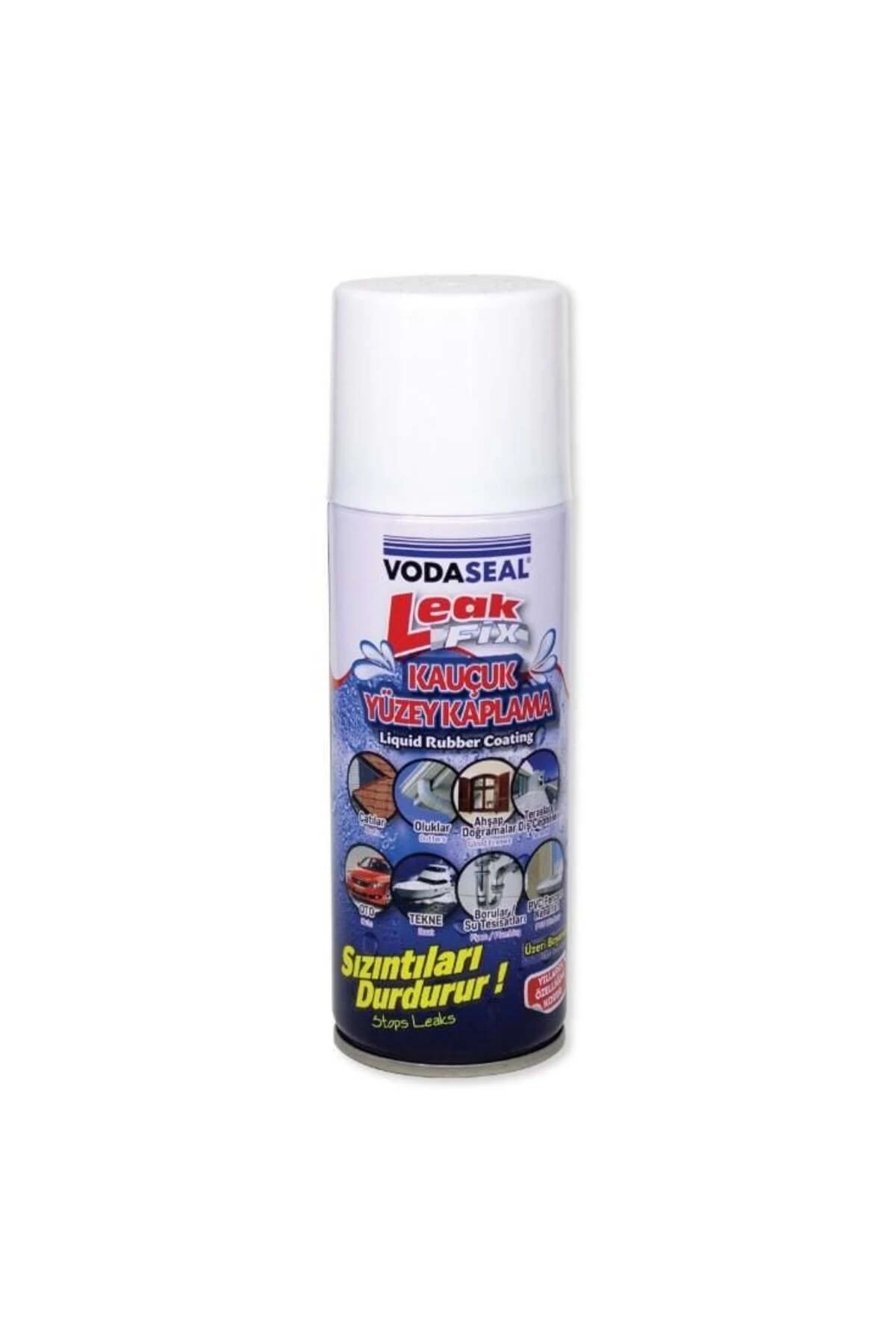 Vodaseal Leak Fix Kauçuk İzolasyon Spreyi 200 ml Beyaz