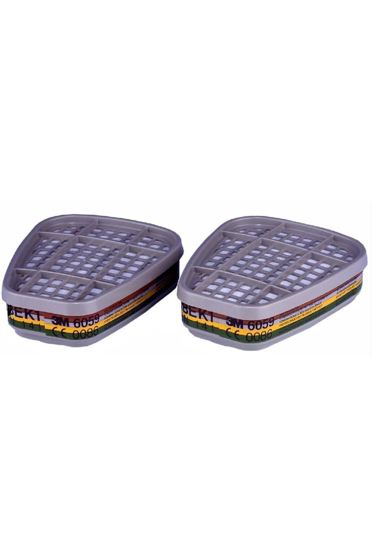 3M 6059 ABEK1 Org. Asit ve Amonyak Buhar Filtresi