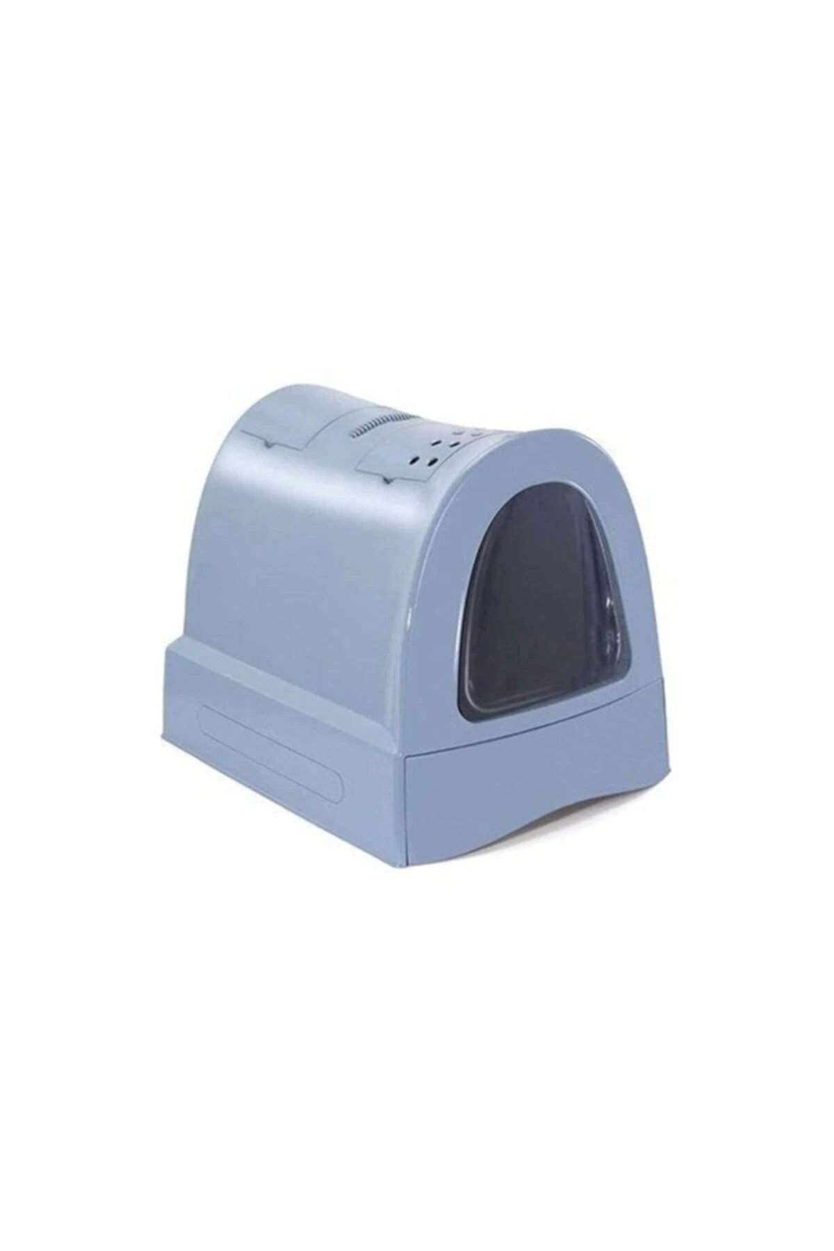İmac Zuma Çekmeceli Kapalı Kedi Tuvaleti Mavi 40x56x42.5 Cm