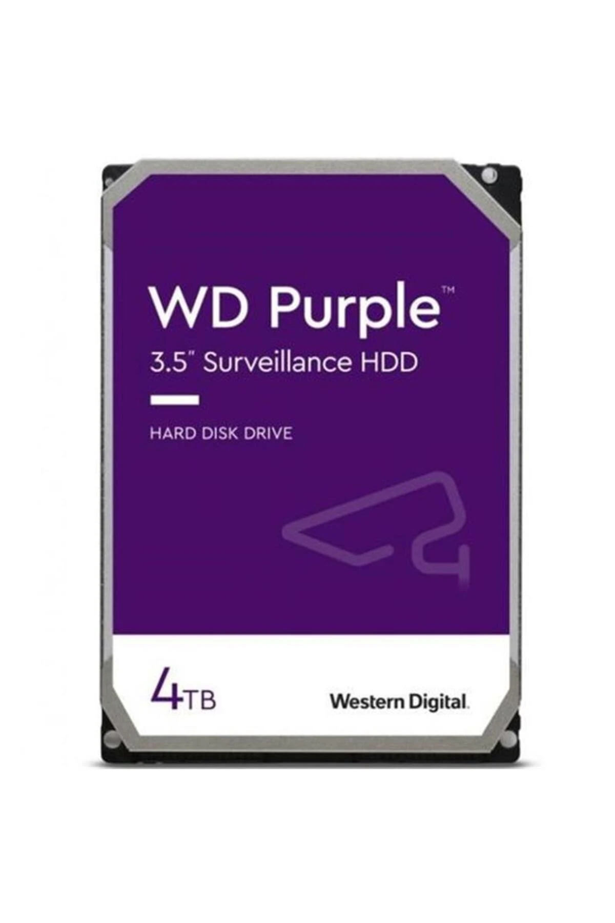 4 TB WD 3.5 PURPLE SATA3 5400RPM 256MB 7/24 GUVENLIK WD43PURZ (3 YIL RESMI DIST GARANTILI)