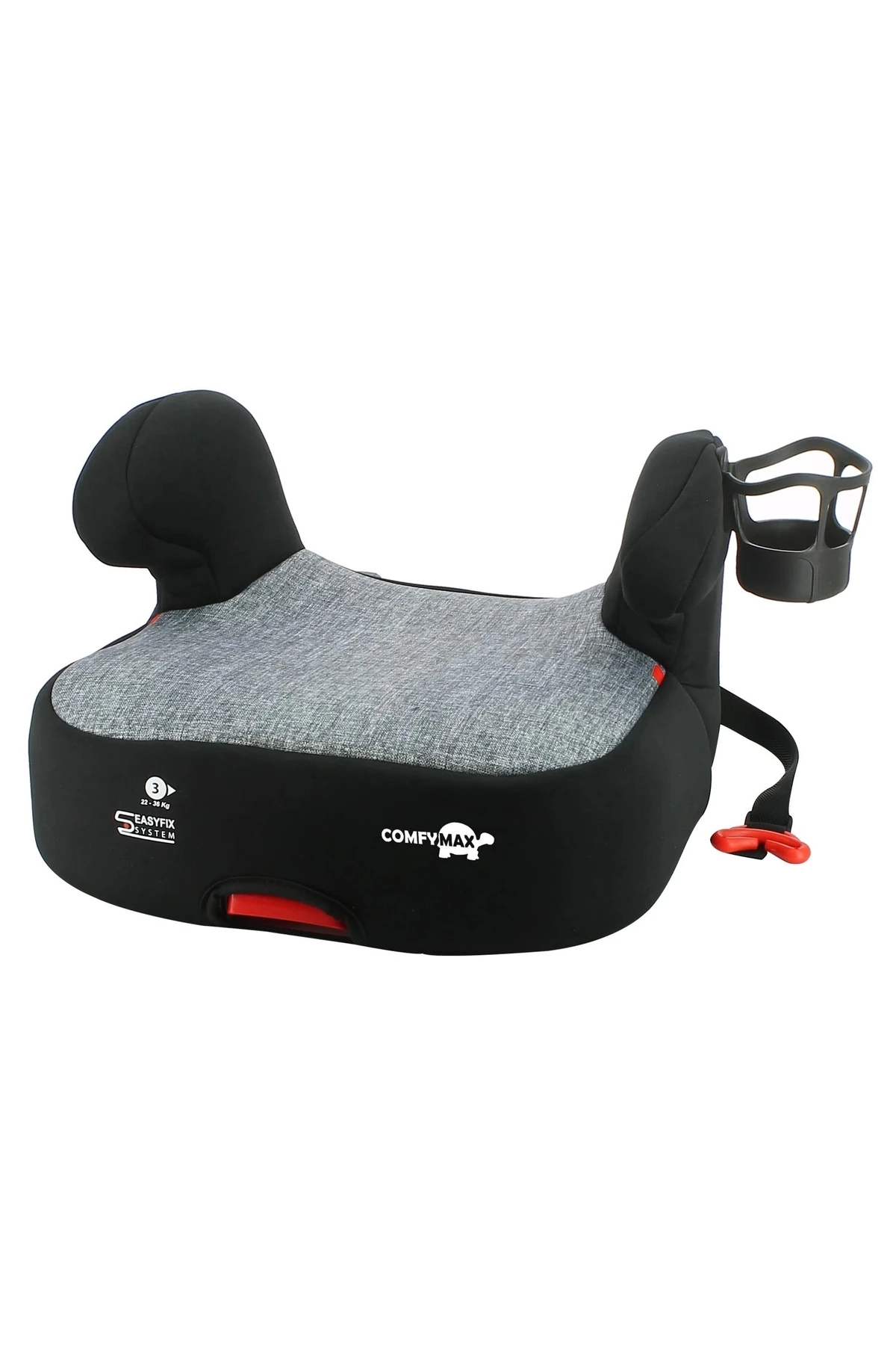 Comfymax SilverTech Isofixli Yükseltici 15-36kg Oto Koltuğu + Cup Holder