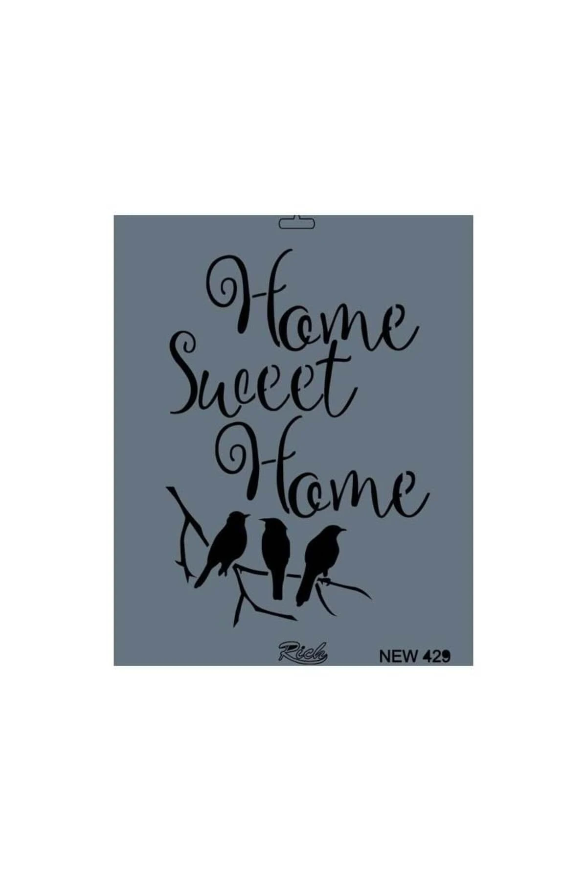 Rich New Seri N-429 Stencil 35x25 cm