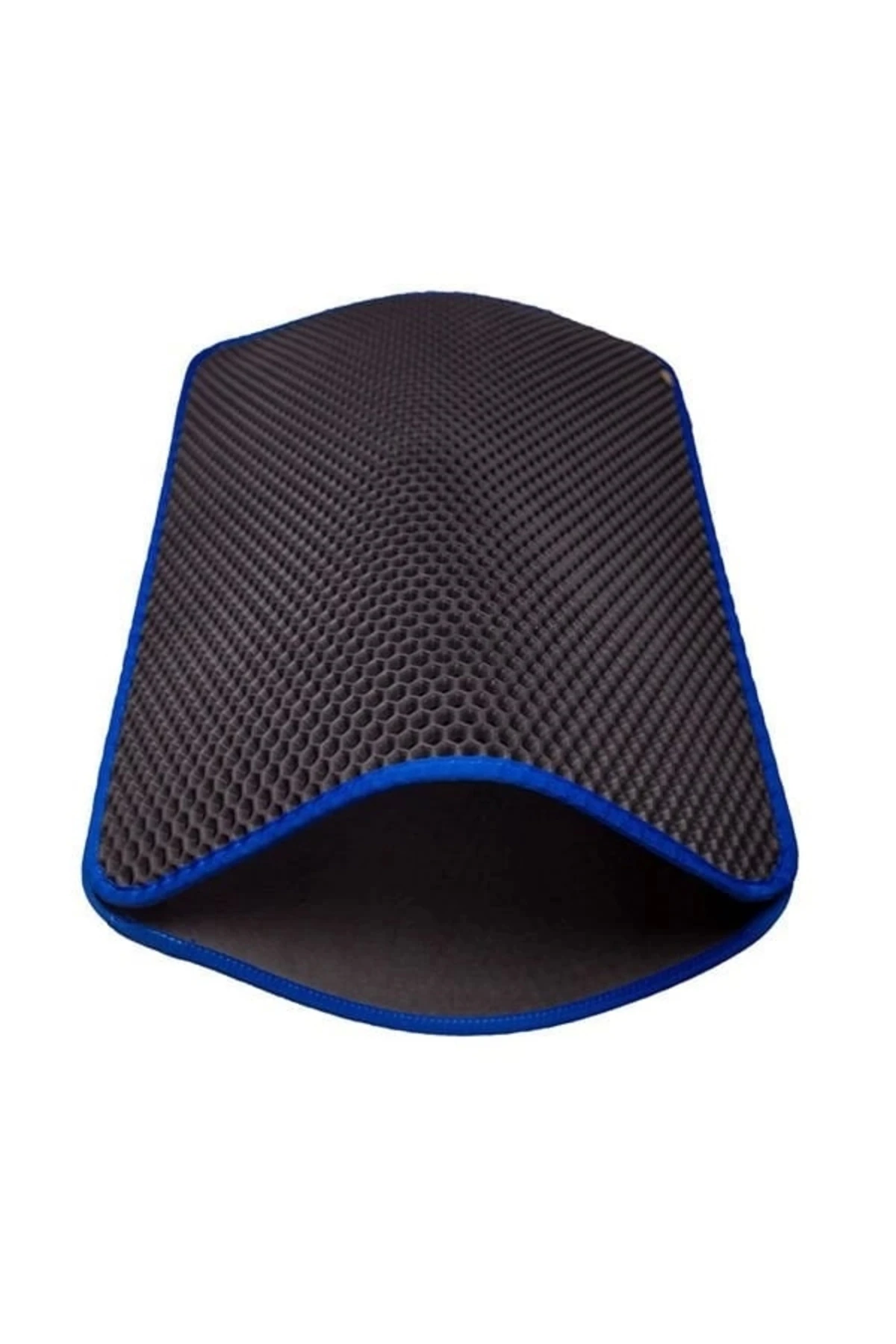 Altıgen Model Kum Toplayıcı Fonksiyonel Kedi Paspası Large Mavi 50x75 Cm