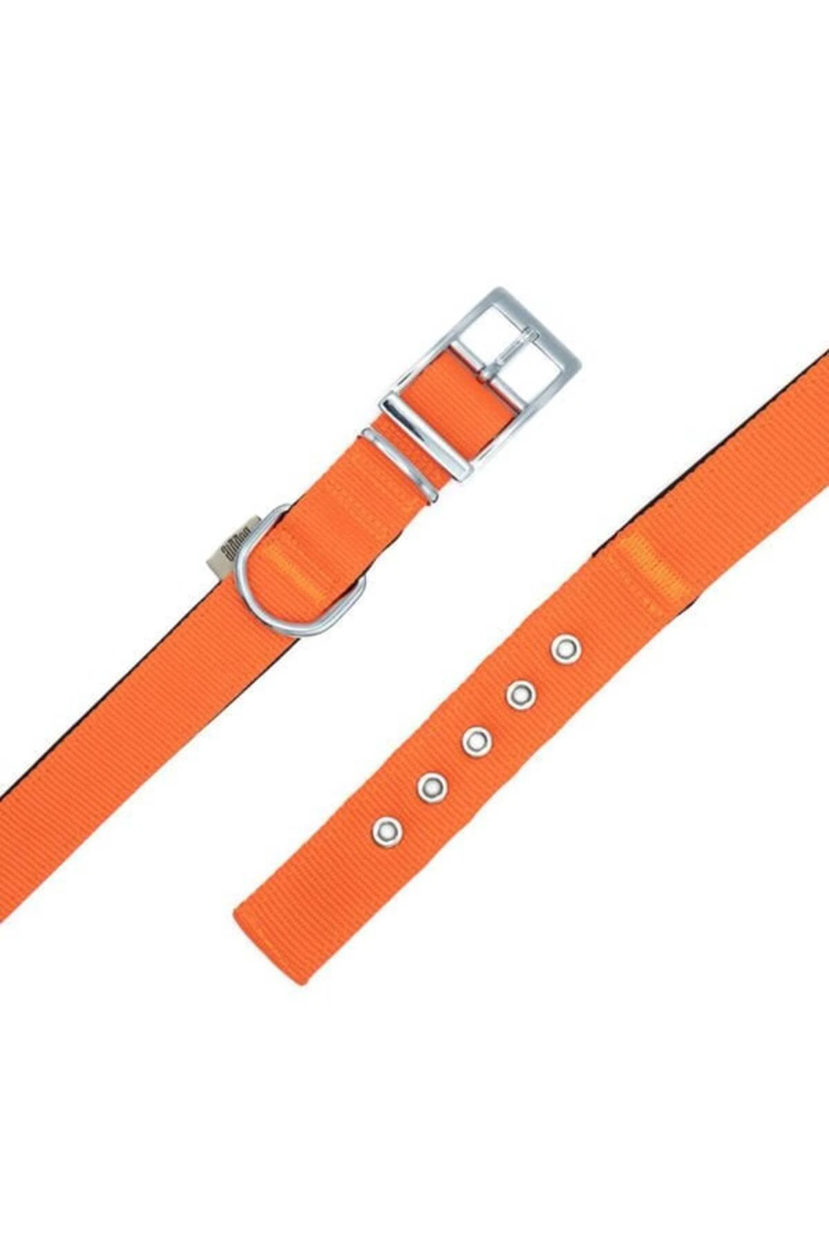 Doggie Elit Dokuma Köpek Boyun Tasması Medium Turuncu 2.5x37-45 Cm