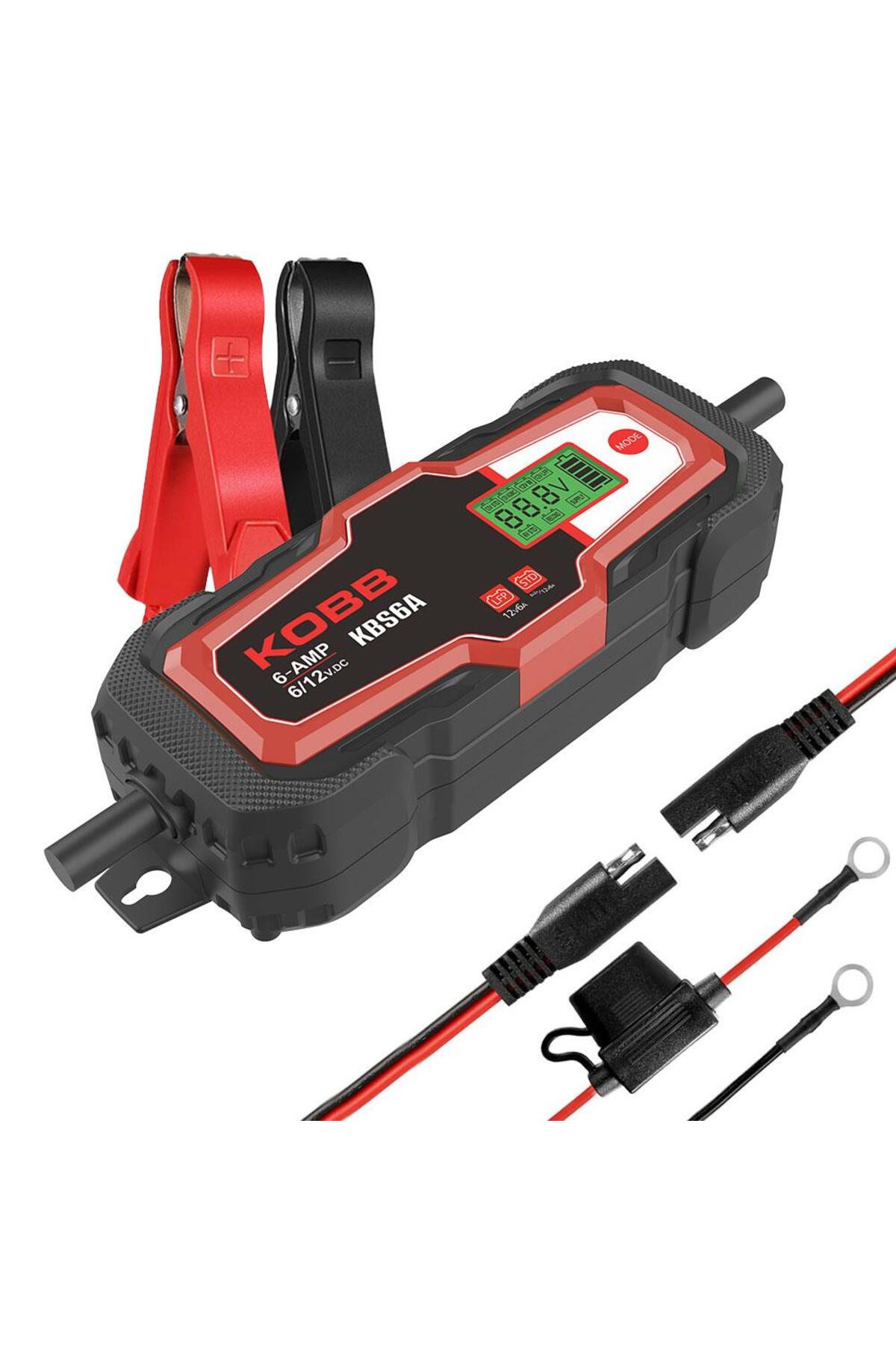 KBS6A 6/12V 150A Dijital Akü Şarj / Akü Bakım / Desülfatör ve Power Supply