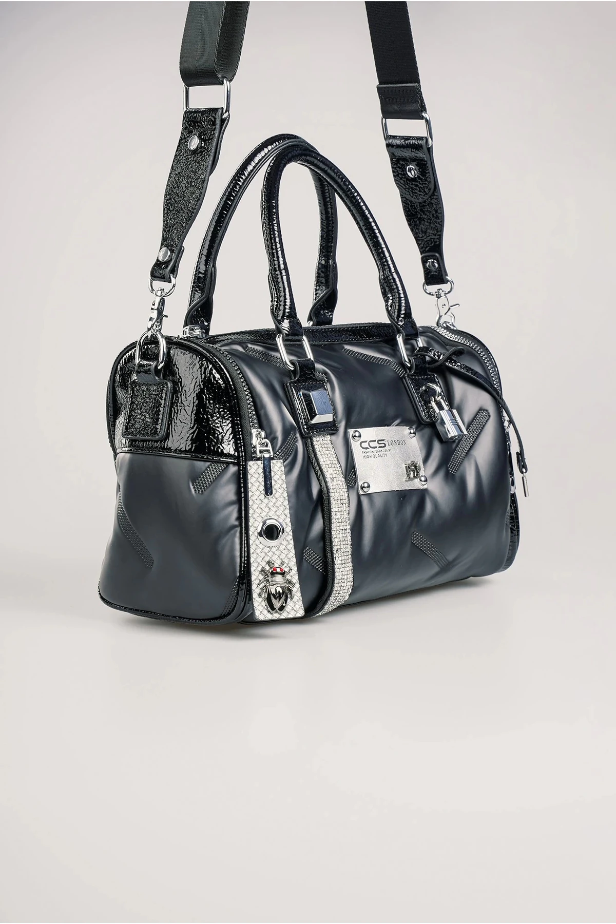 Stella Siyah Cilt Omuz Çantası