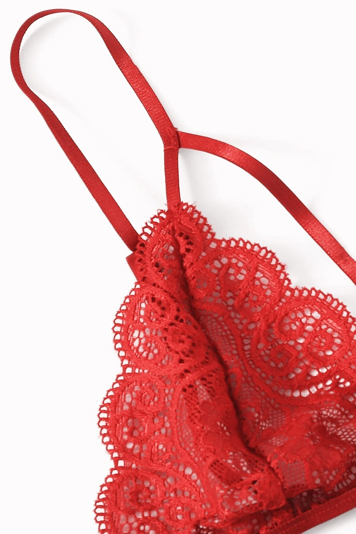 Kadın Kırmızı Dantel Sütyen Külot Takımı – Modern, Konforlu ve Günlük Kombinlere Uygun