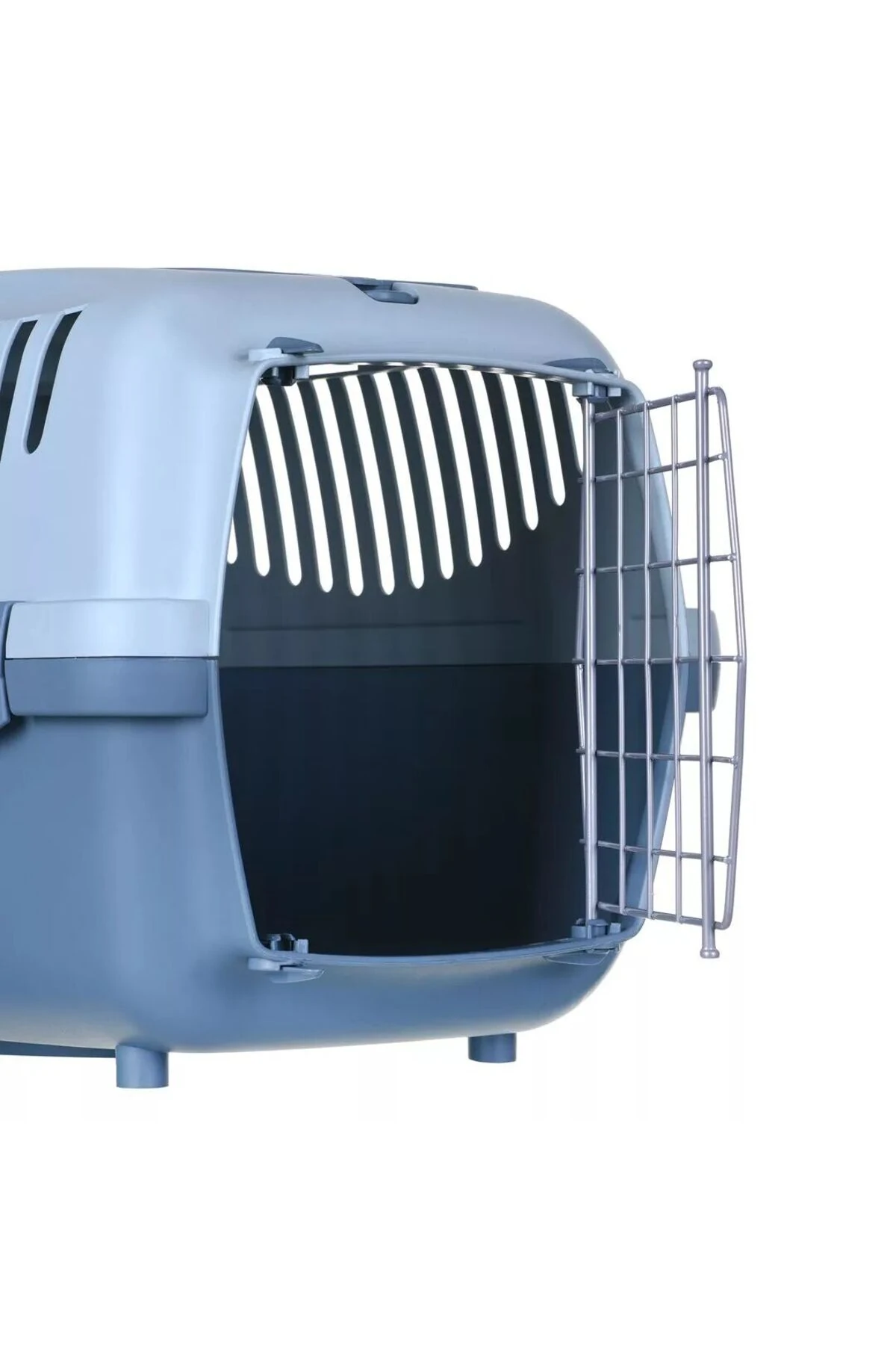 Stefanplast Gulliver 2 Metal Kapılı Kedi ve Küçük Irk Köpek Taşıma Çantası Mavi 55x36x35 Cm