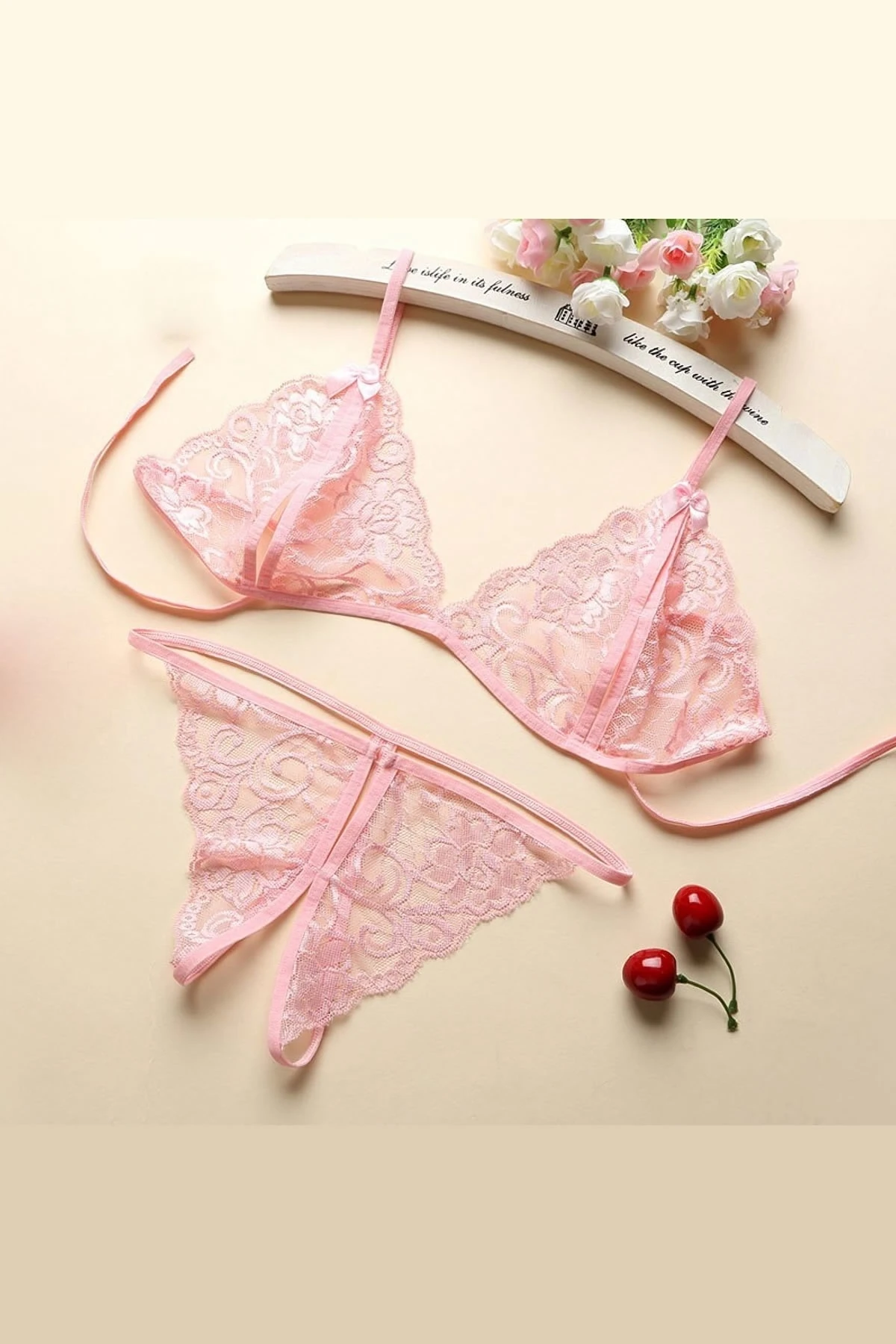 Kadın Dantelli Sütyen Külot Takımı 5'li Set