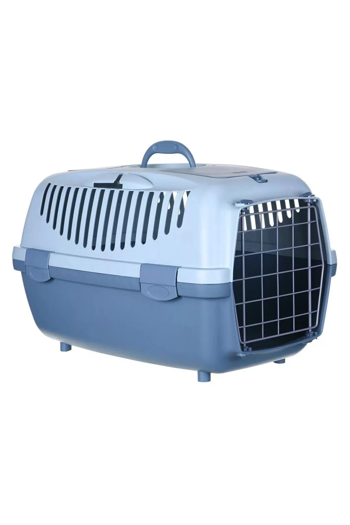 Stefanplast Gulliver 2 Metal Kapılı Kedi ve Küçük Irk Köpek Taşıma Çantası Mavi 55x36x35 Cm