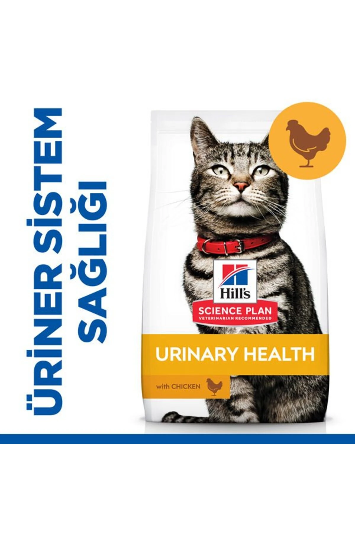 Hills Urinary İdrar Yolu Destekleyici Tavuklu Yetişkin Kedi Maması 1.5 Kg