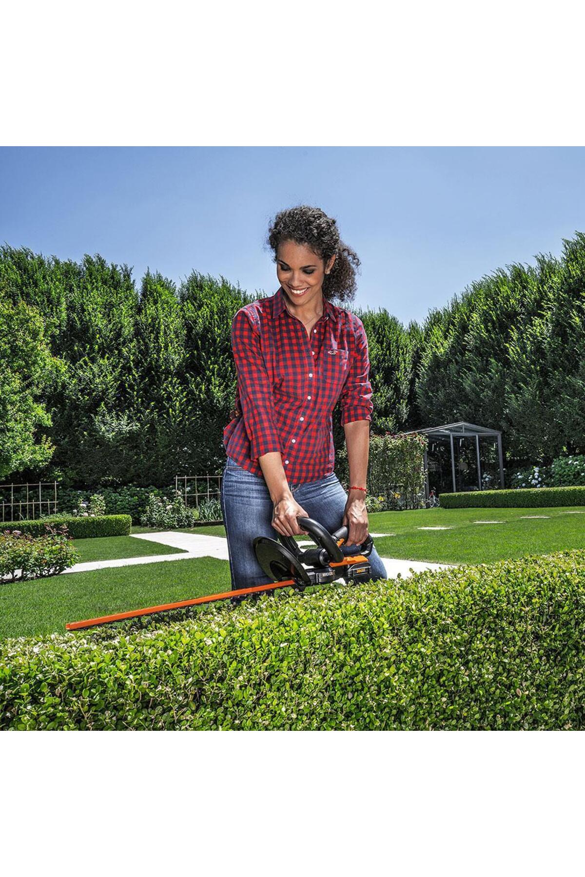 WG261E.9 20Volt 45CM Profesyonel Çit Budama (Akü Dahil Değildir)