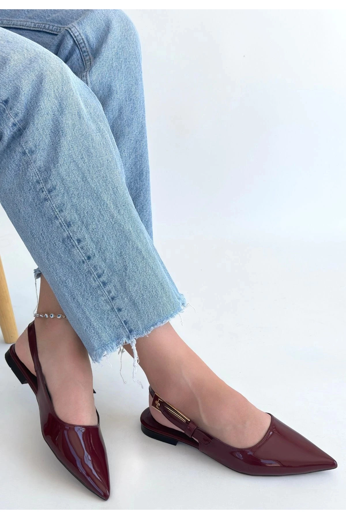 Ummar Bordo Rugan Babet Ayakkabı - Lisinya