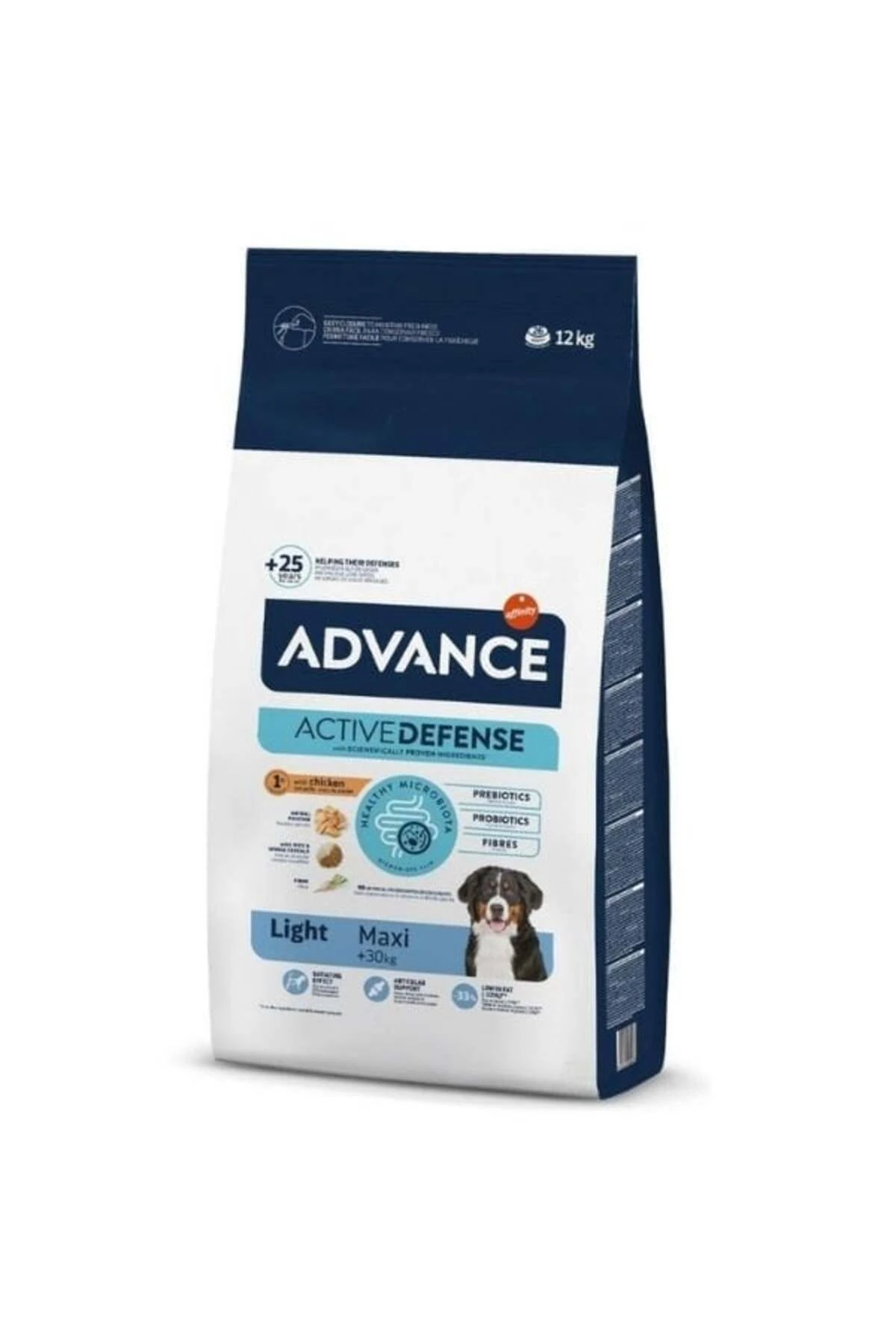 Advance Light Maxi Tavuklu Büyük Irk Diyet Köpek Maması 12 Kg