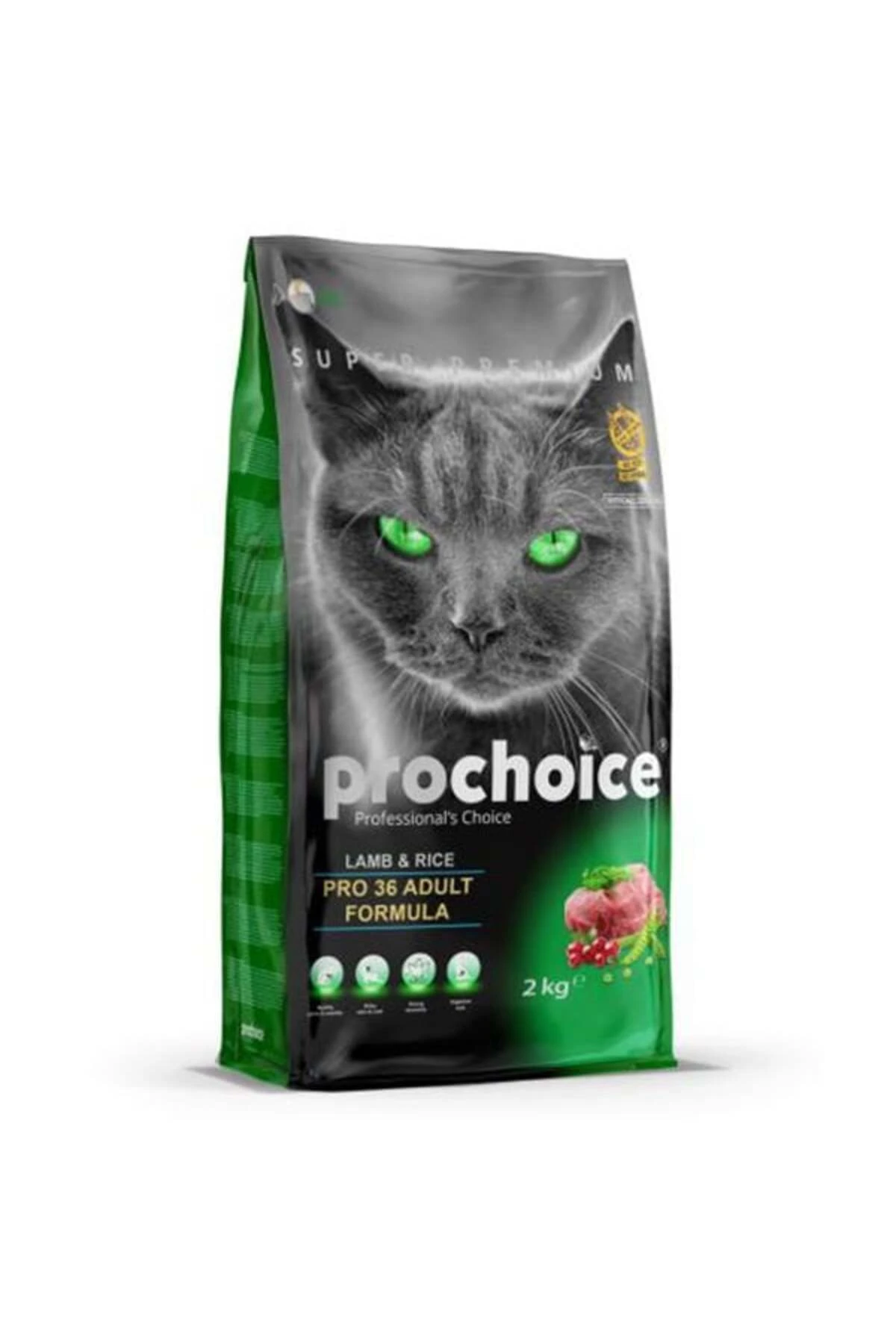 Pro Choice Pro 36 Kuzu Pirinçli Yetişkin Kedi Maması 2 Kg
