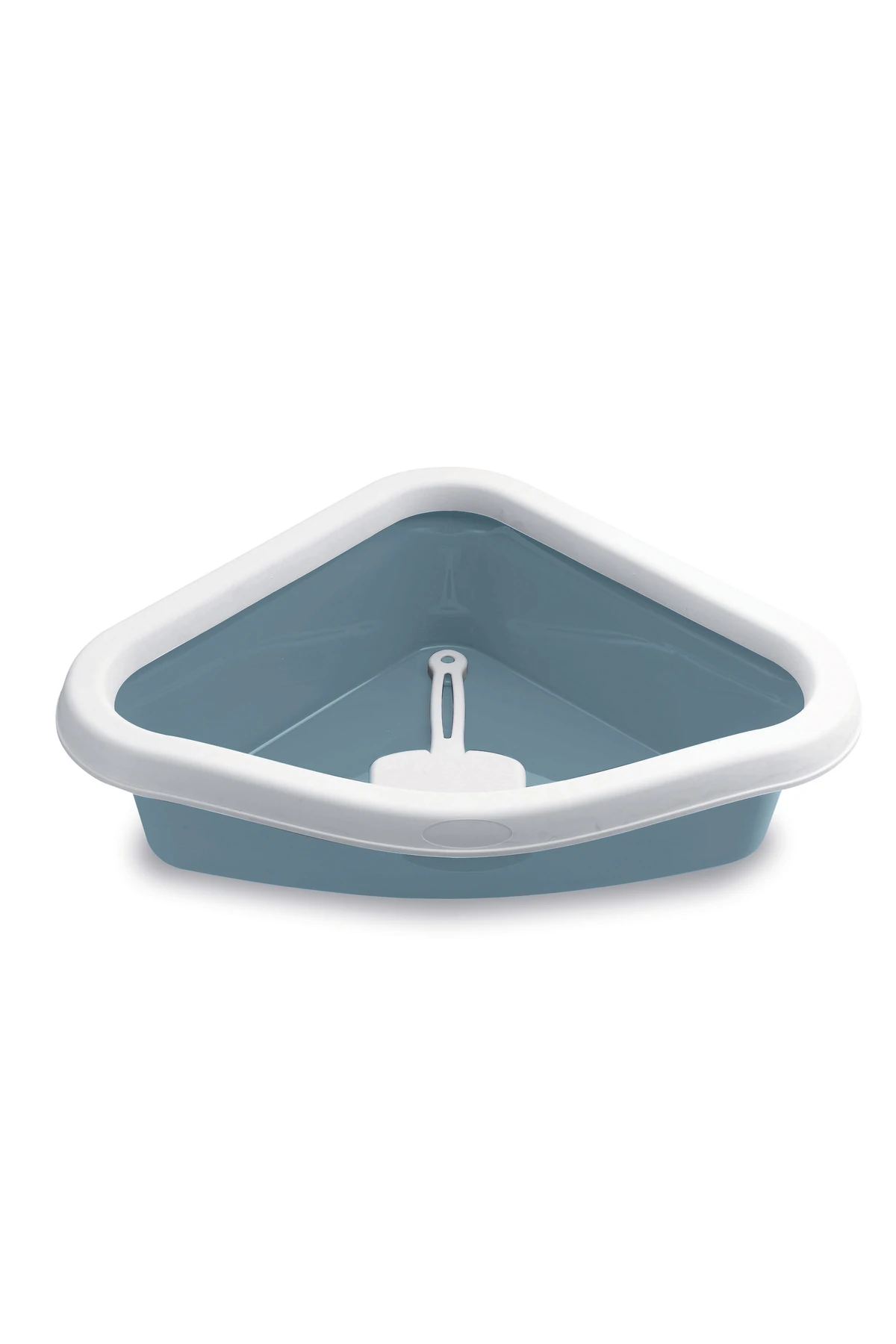 Sprınt Corner Beyaz/mavi Kedi Tuvaleti 56x40x14cm