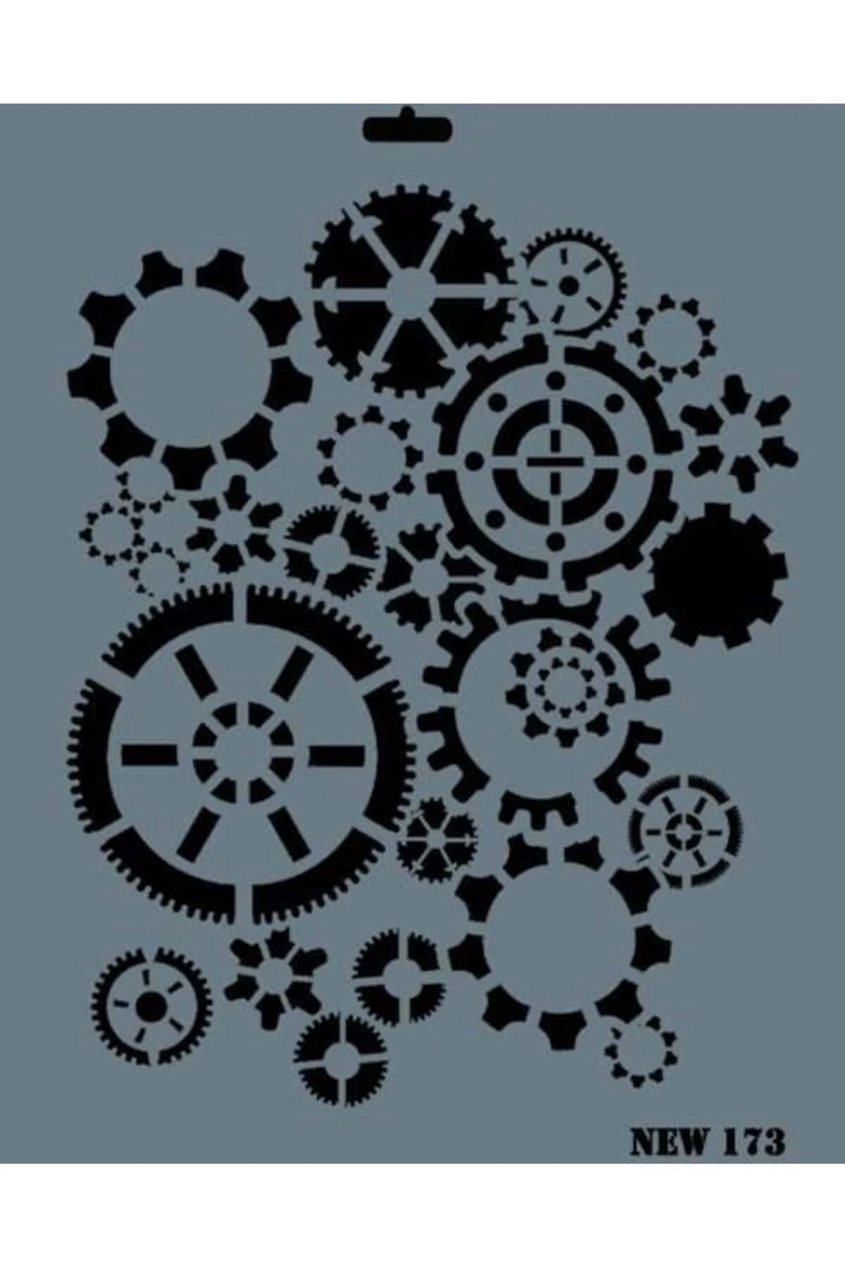 Rich New Seri N-173 Stencil 35x25 cm