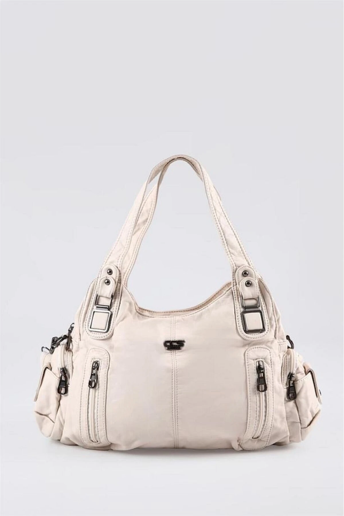 Tiwe Bej Cilt Omuz Çantası