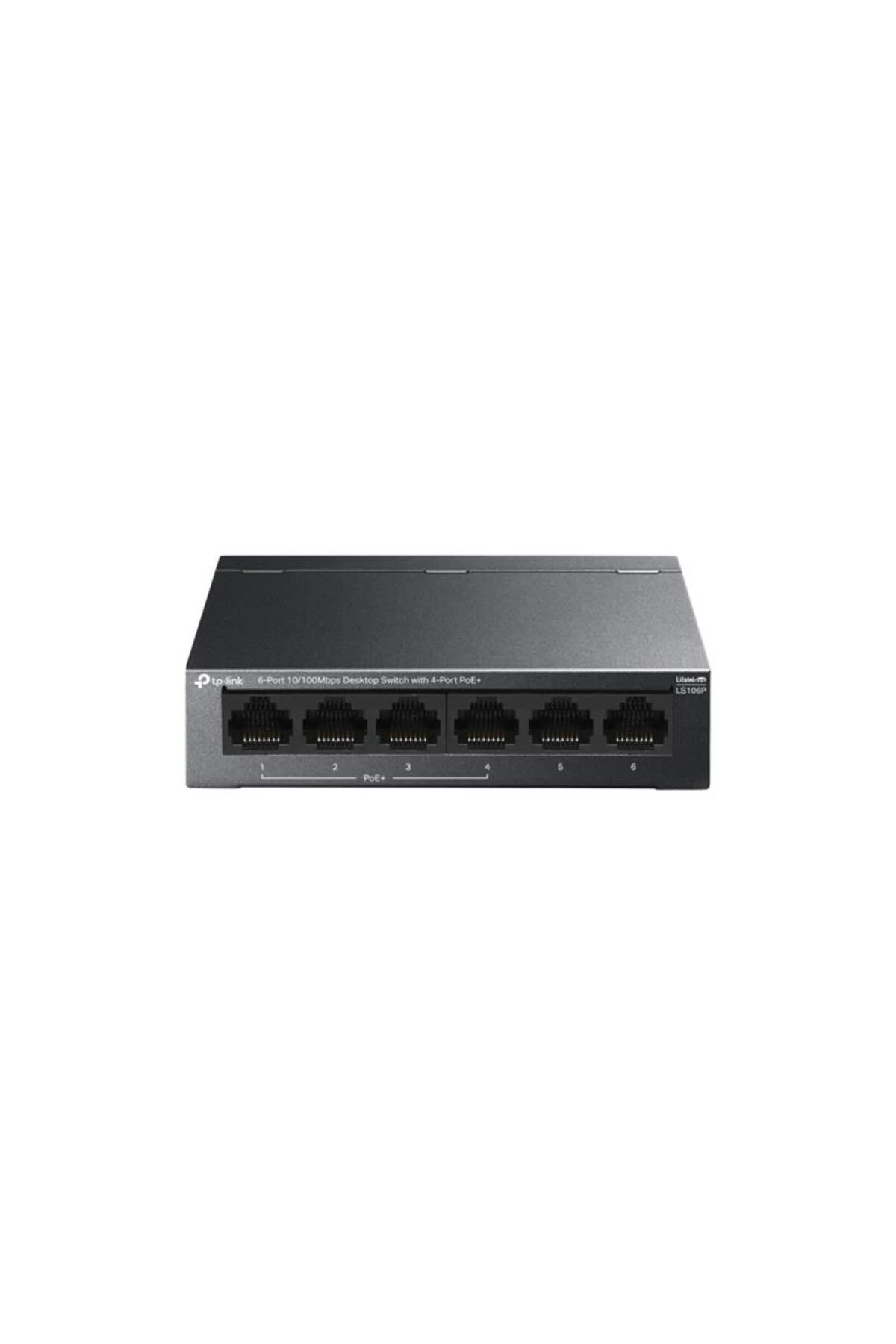 TP-LINK LS106P 6 PORT 10/100MBPS 4-PORT POE+ 65W MASAÜSTÜ SWITCH
