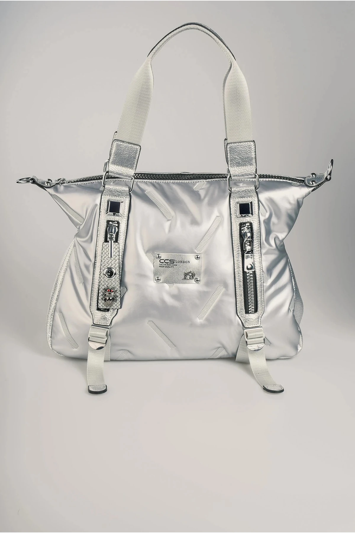 Tiven Gri Cilt Omuz Ve Kol Çantası