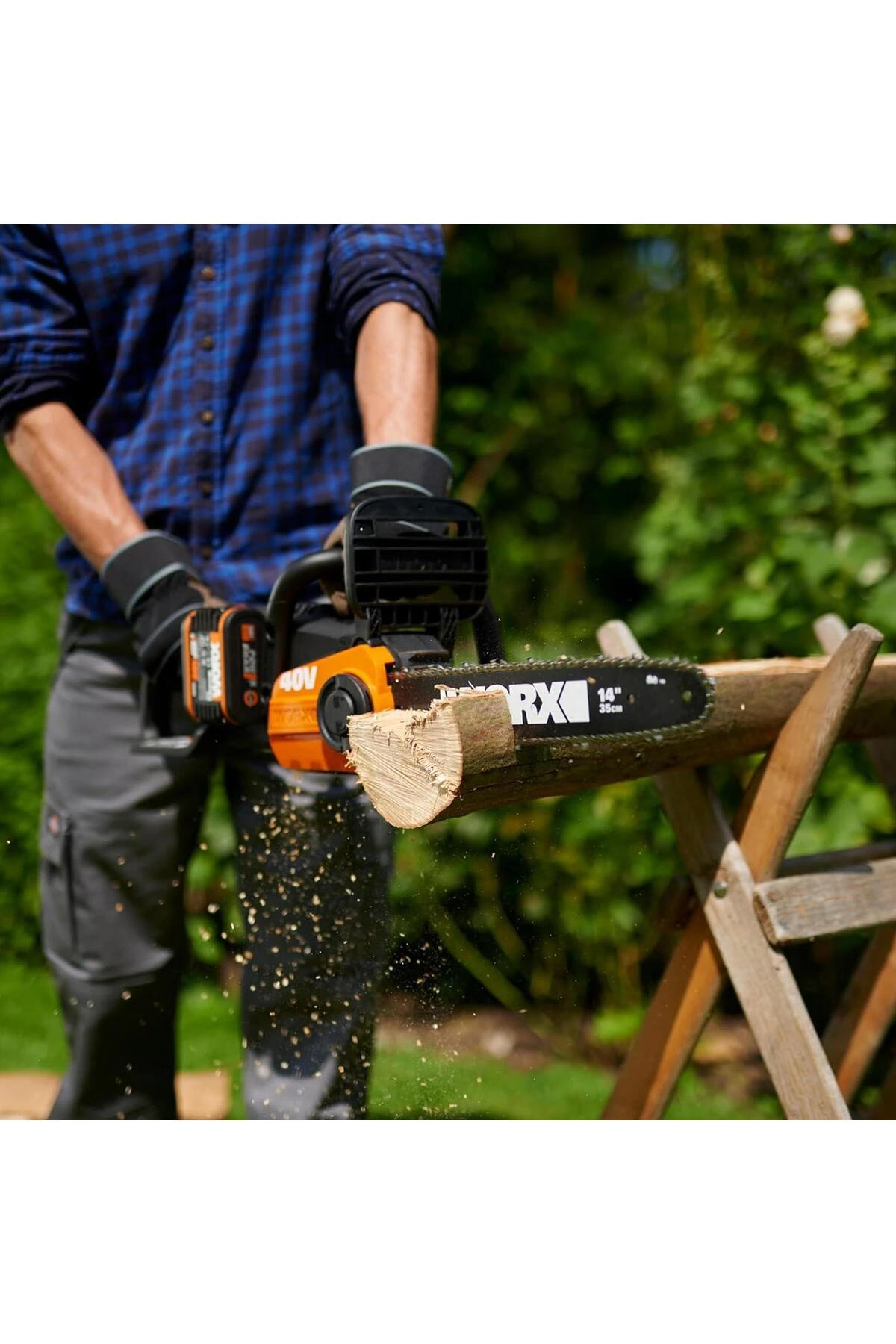 WORX WA0150 35CM 14’’ WG384E Şarjlı Zincirli Testere İçin Yedek Pala