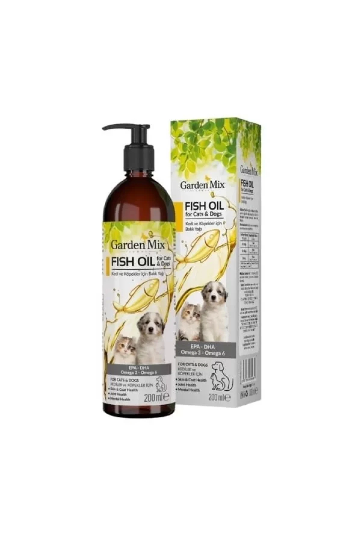 Garden Mix Kedi Ve Köpek Somon Yağı 200ml