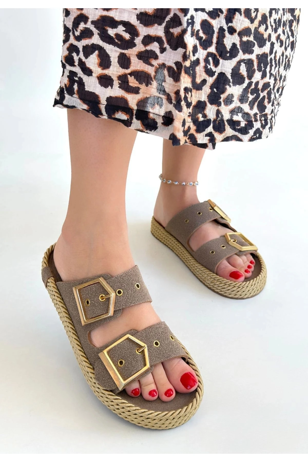 İces Vizyon Nubuk Terlik