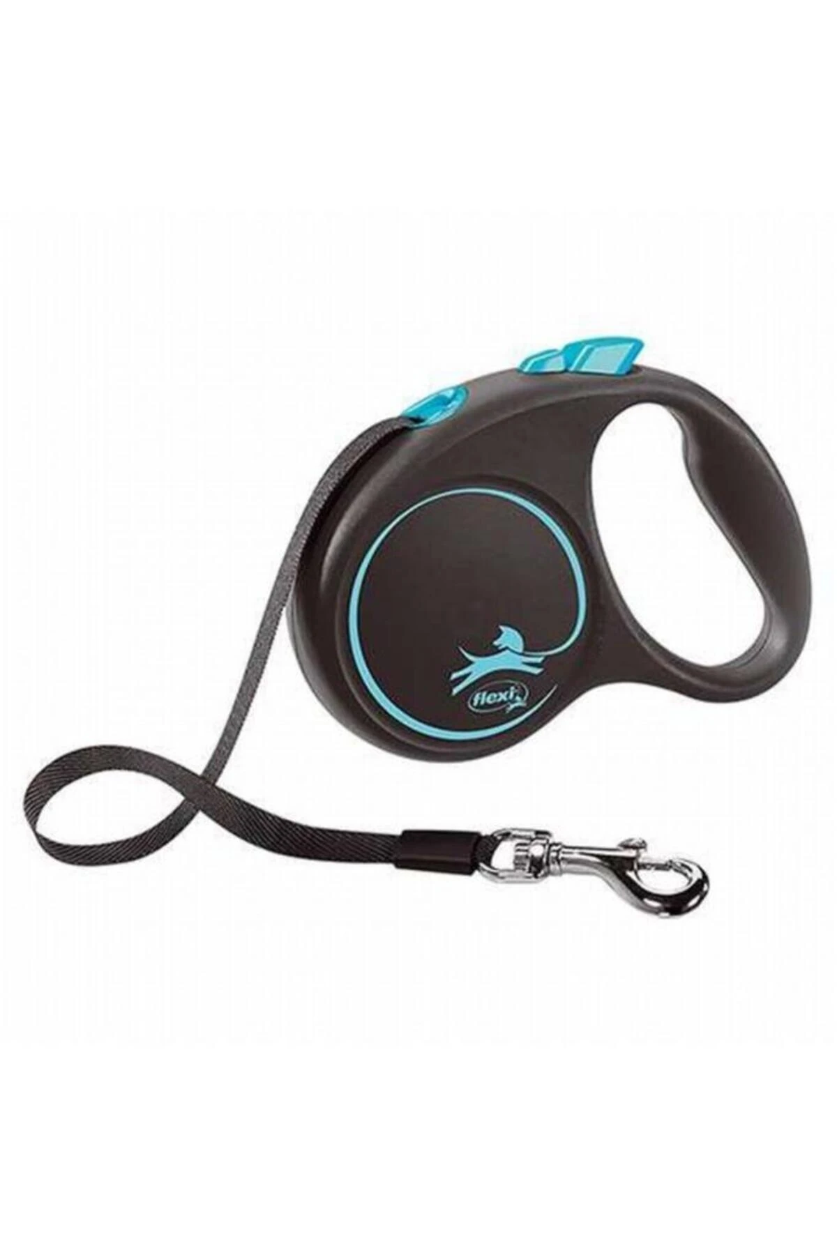 Black Design Şerit Otomatik Köpek Gezdirme Tasması Mavi Large 5 Mt - 235-120003M