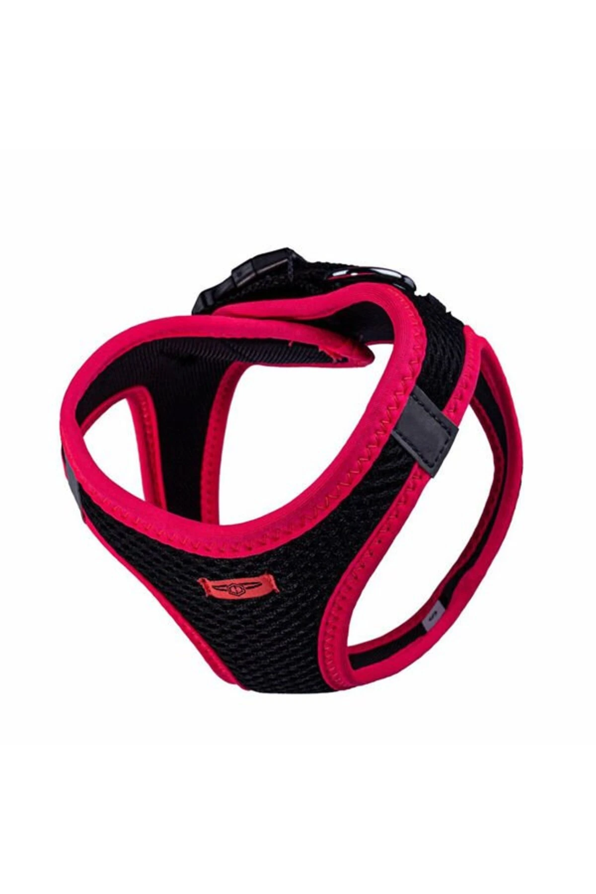 Doggie Havalı Dokuma Neon Küçük Irk Köpek Göğüs Tasması Small Pembe 32-38 Cm