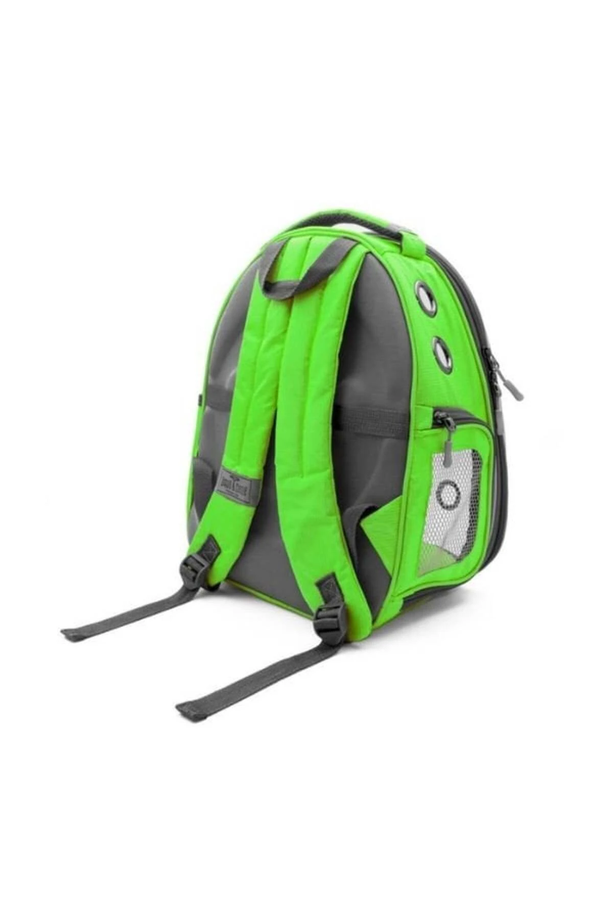 Cattie Şeffaf Kedi ve Küçük Irk Köpek Taşıma Sırt Çantası Yeşil 25x30x40 Cm