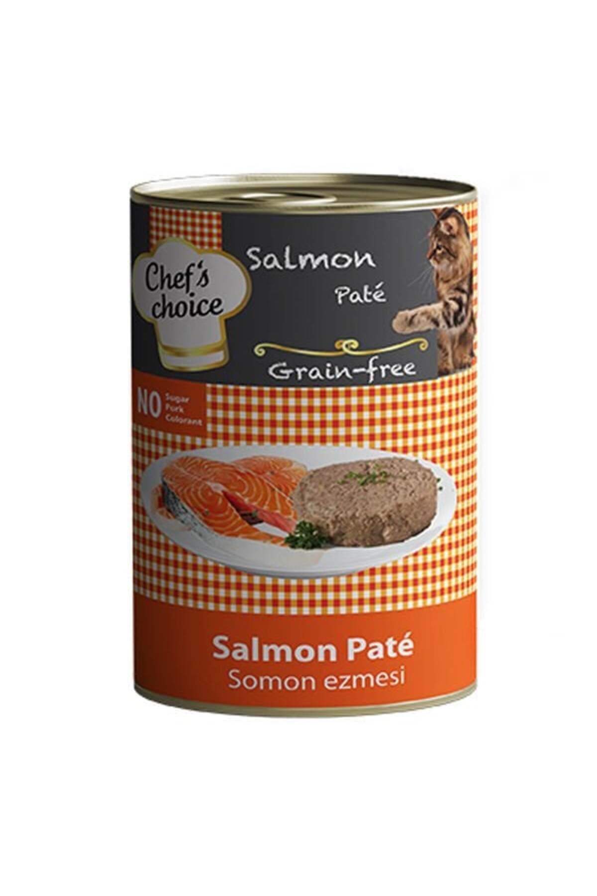 Chefs Choice Kıyılmış Somonlu Yetişkin Konserve Kedi Maması 400 Gr