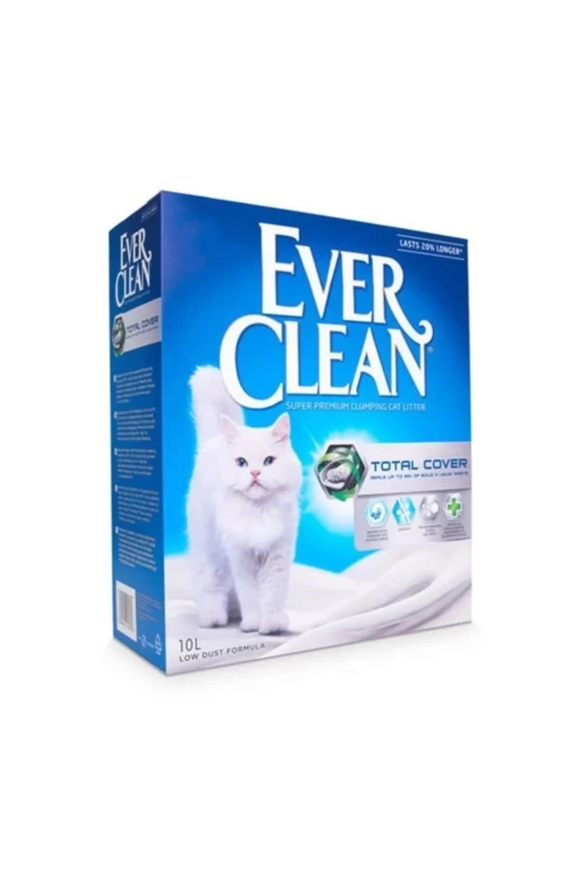 Ever Clean Total Cover Kokusuz Topaklanan Kedi Kumu 6 Lt